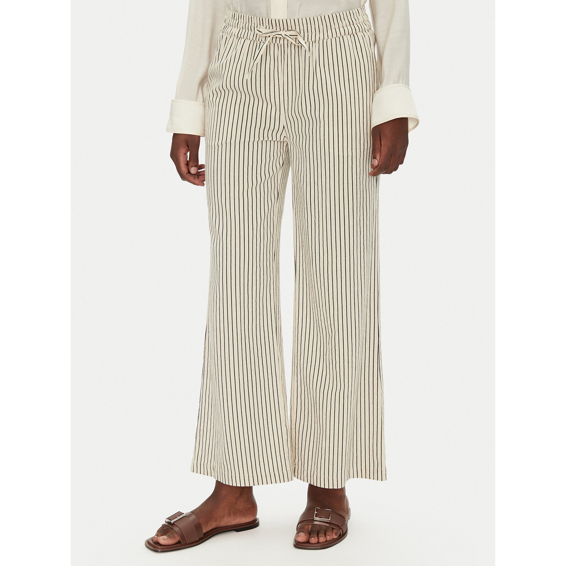 Fransa Stoffhose 20614576 Beige Relaxed Fit
