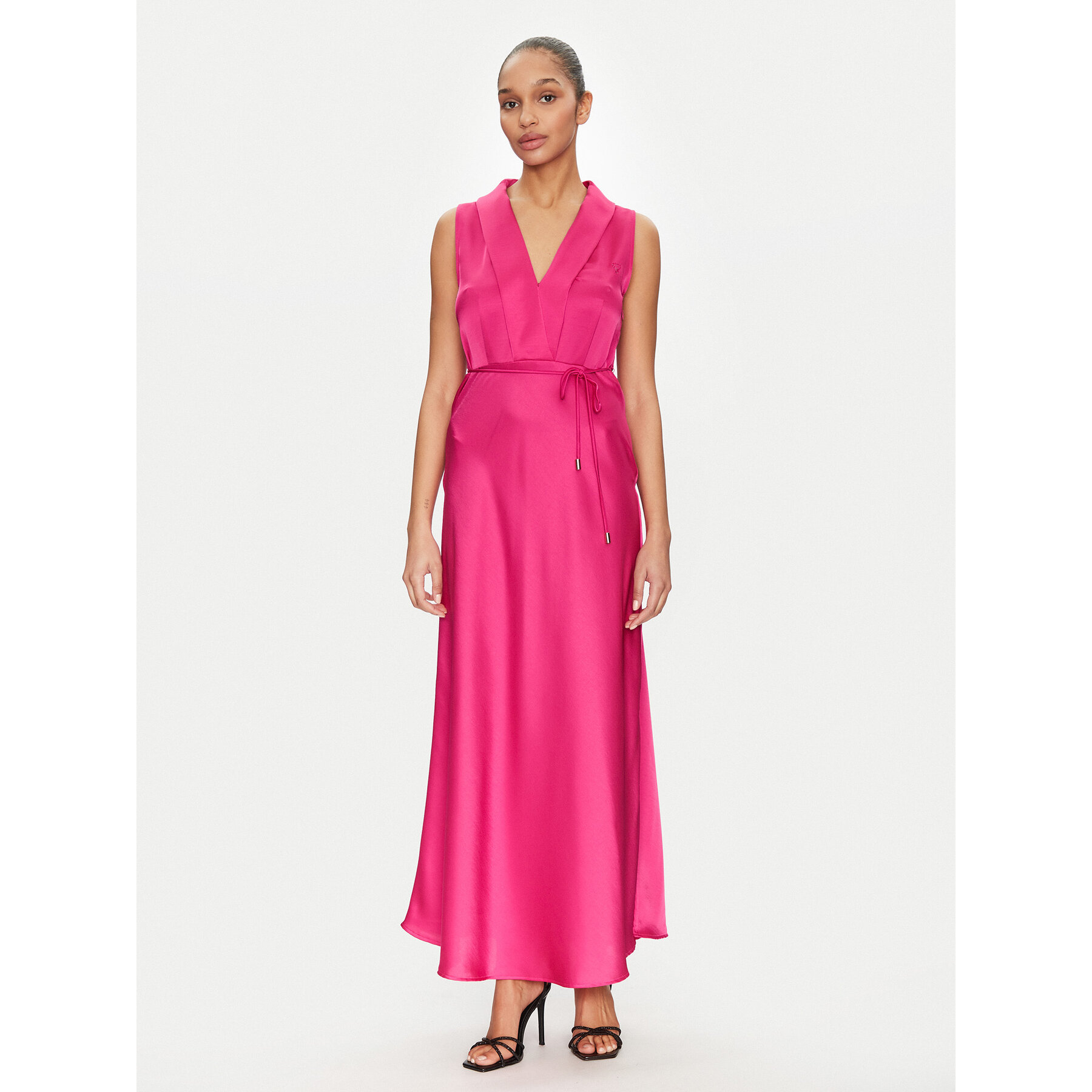 LOLA CASADEMUNT Abendkleid LS2516023 Rosa Regular Fit