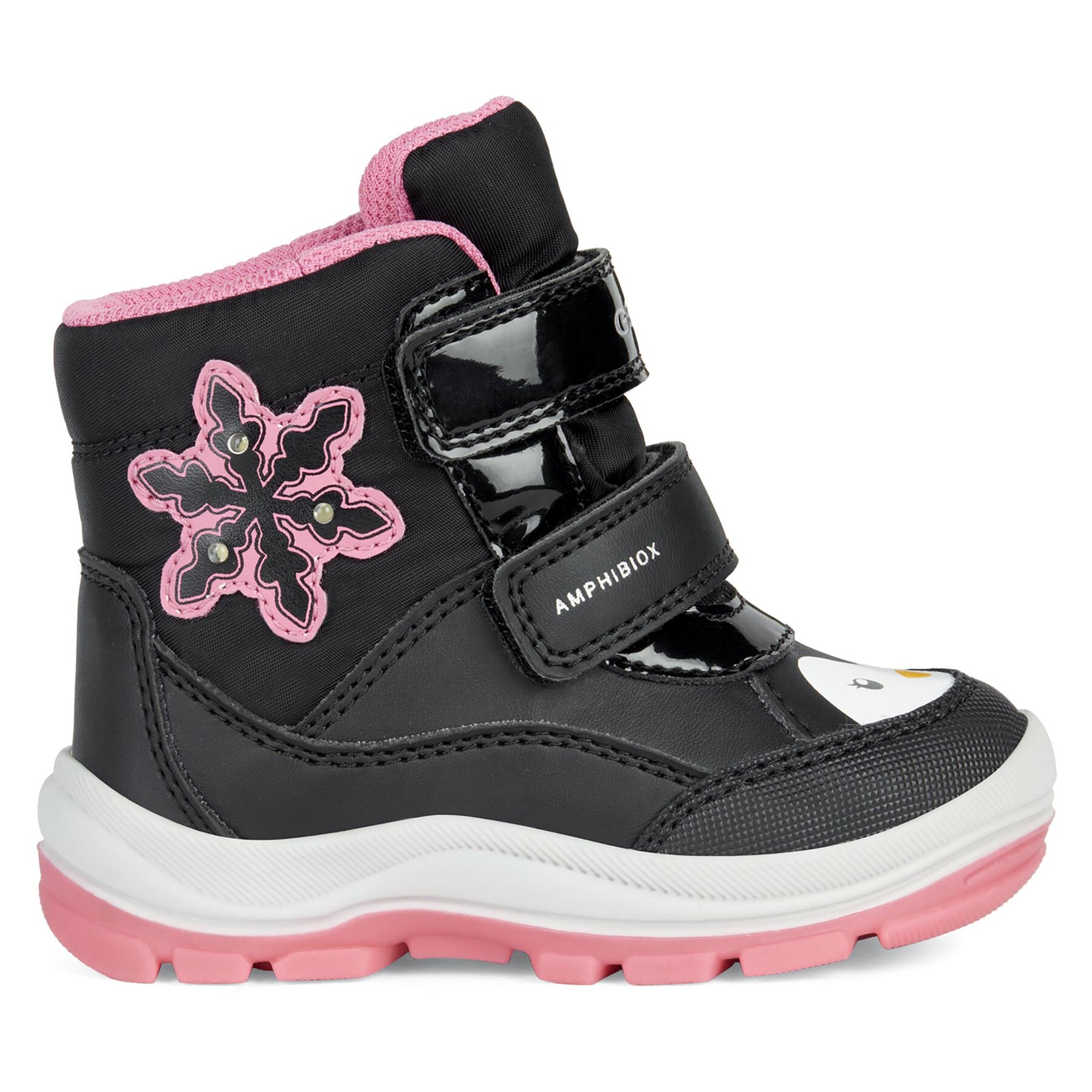 Čižmy Geox B Flanfil Girl B Abx B363WA 054FU C0922 M Čierna