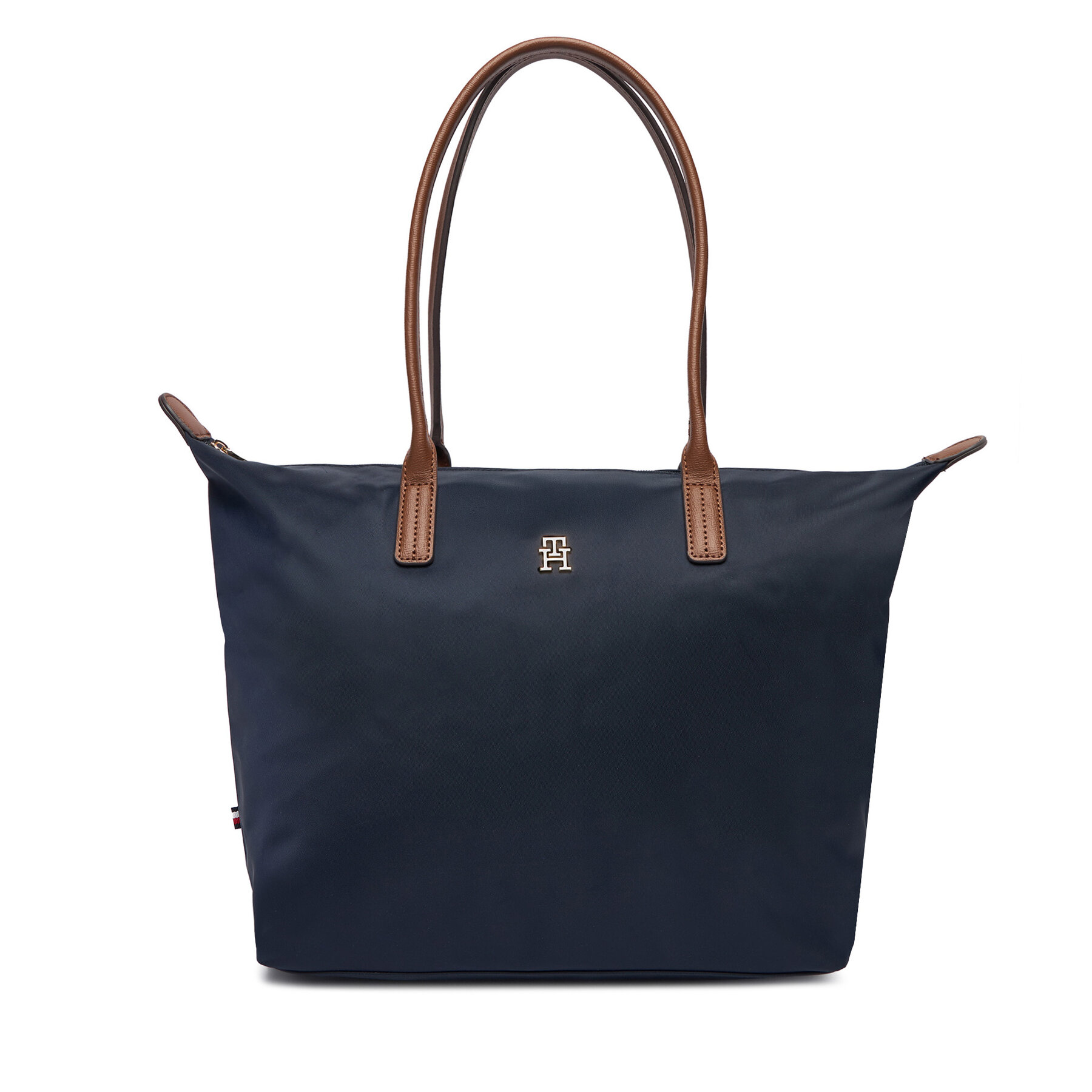 Borsetta Tommy Hilfiger Popette Tote AW0AW17711 Blu scuro