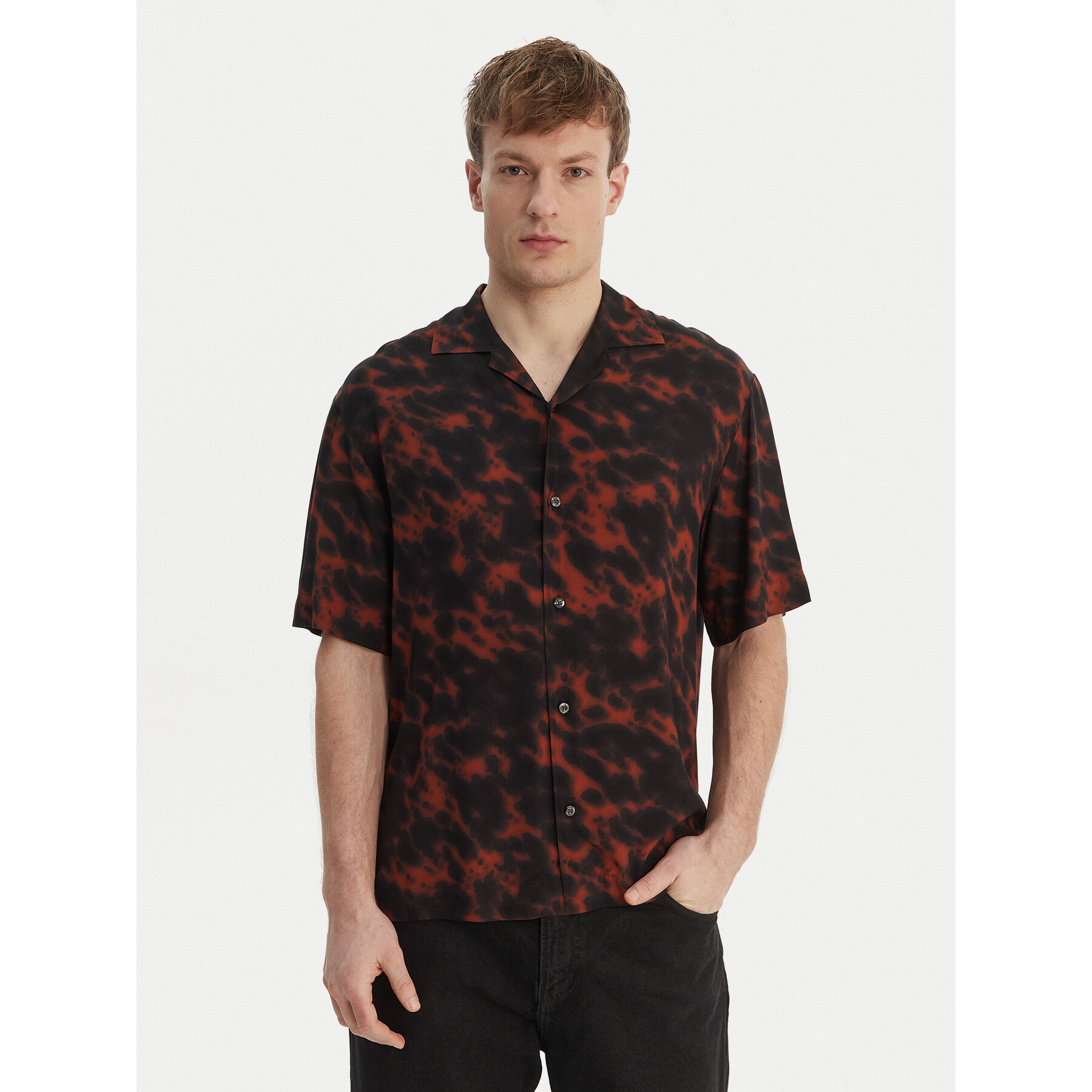 HUGO Hemd Espino 50560596 Bunt Relaxed Fit