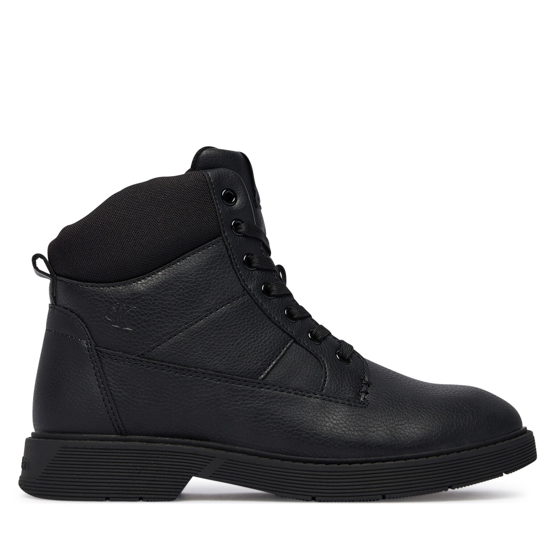 Зимни обувки Calvin Klein Lace-Up Bootie V3X5-83187-1695 D Черен