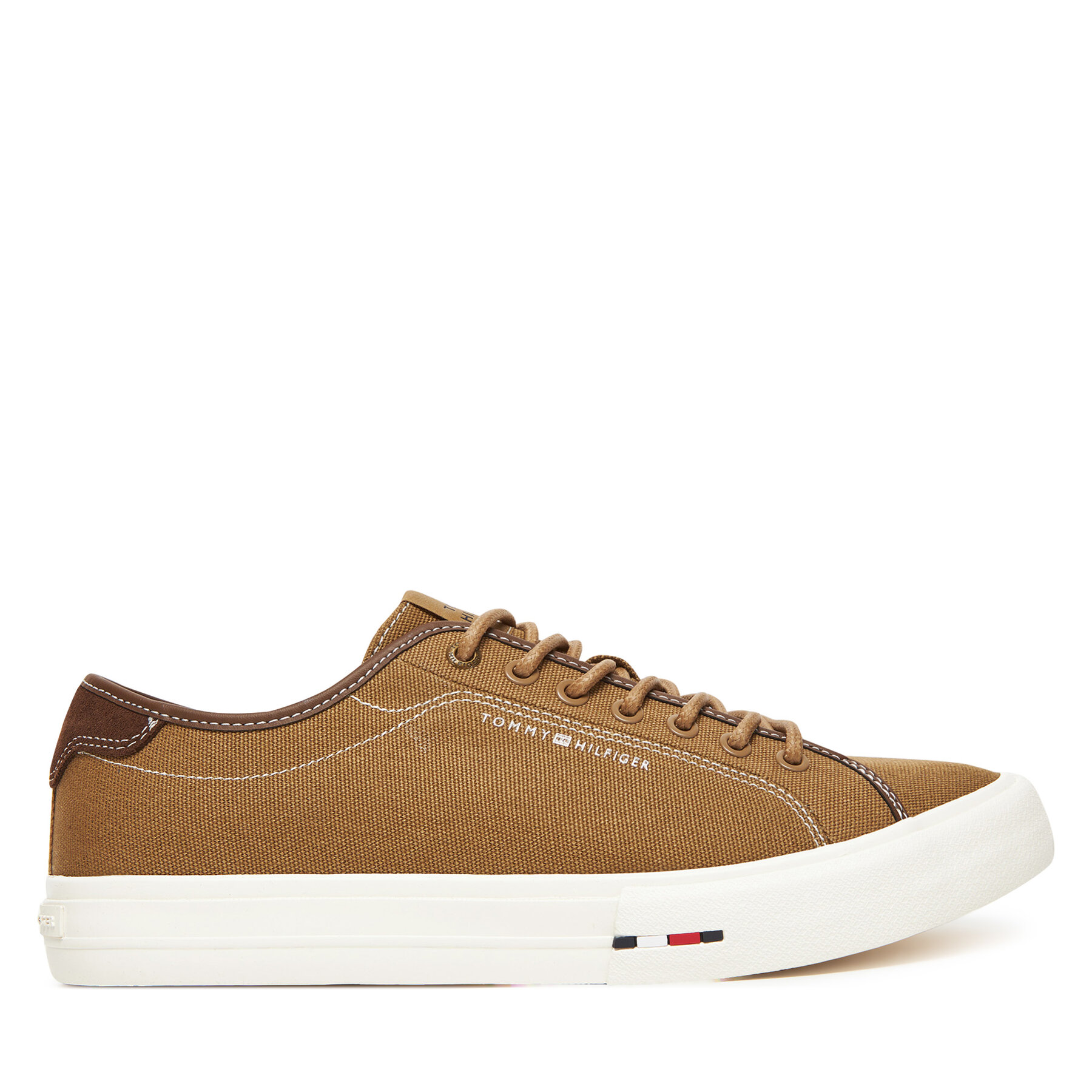 Tommy Hilfiger Pánske Tenisky, Rozmer: 40, Hnedá, Hi Vulc Street Canvas FM0FM05515