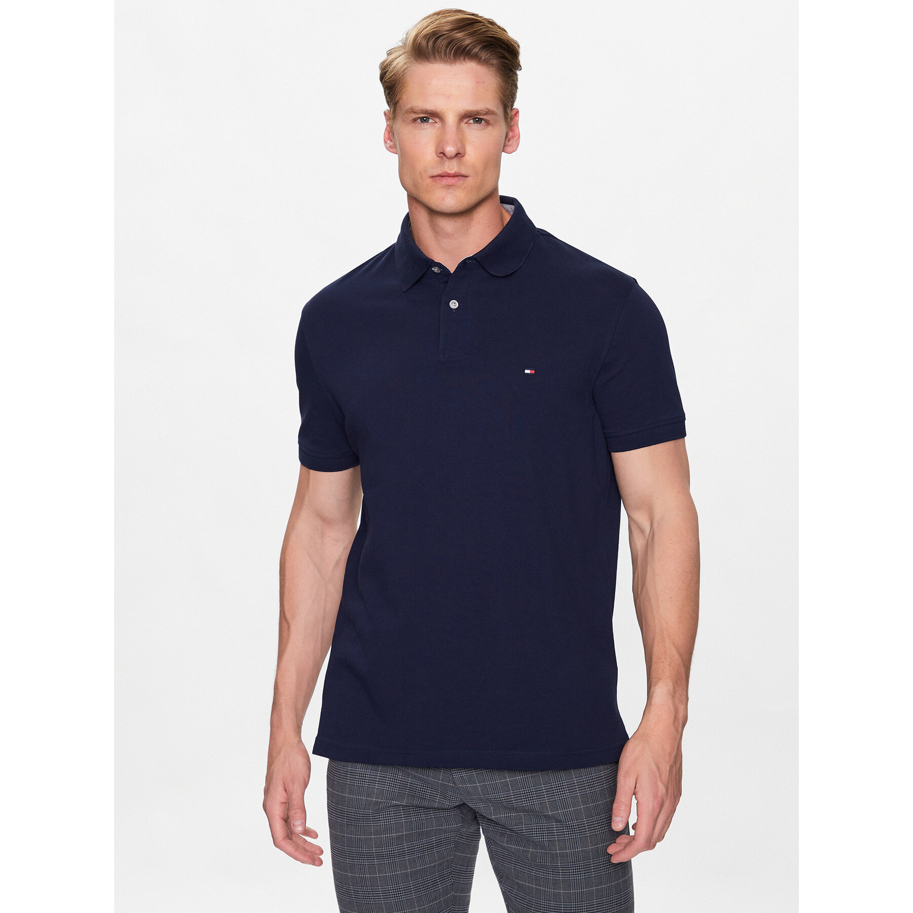 Tommy Hilfiger Polo 1985 MW0MW17770 Tamnoplava Regular Fit