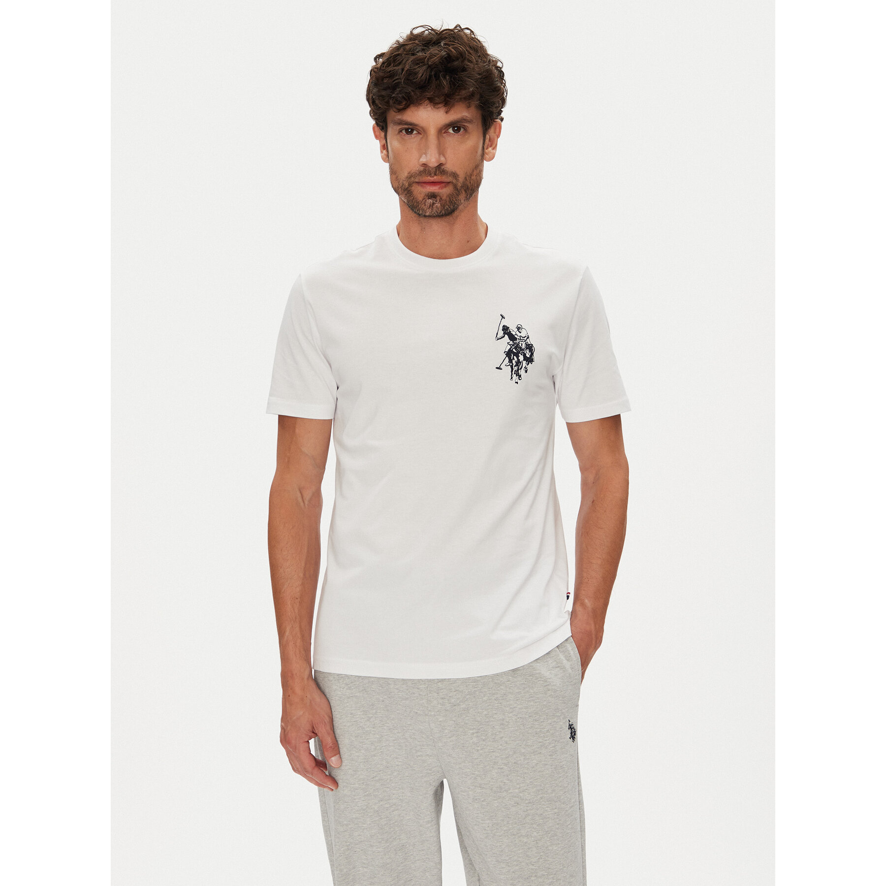 U.S. Polo Assn. T-Shirt MUP4367 Λευκό Regular Fit