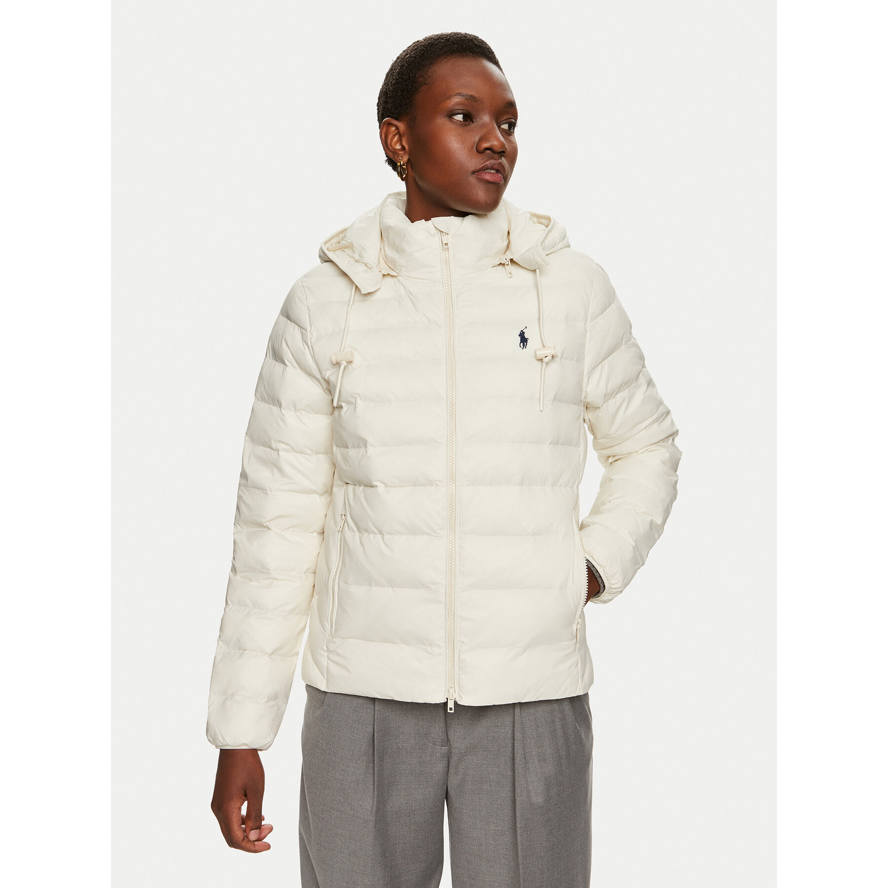 Polo Ralph Lauren Winterjacke 211958932003 Écru Relaxed Fit