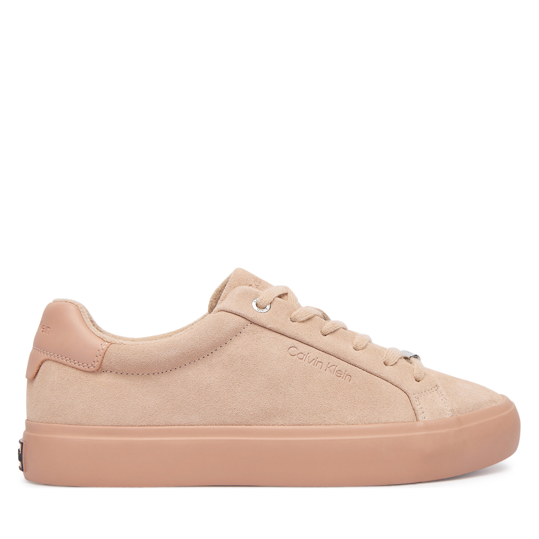Snīkeri Calvin Klein Lace-Up Sneaker Suede/Wl Ck HW0HW02679 Rozā