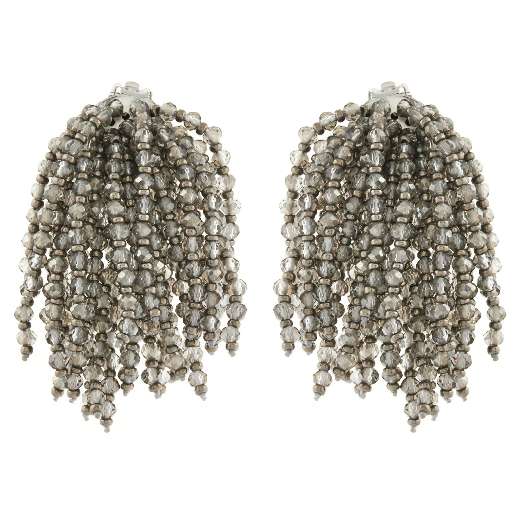 Orecchini a clip Weekend Max Mara Kaki 2515751134650 Grigio, Taglia 00, taglia : 00