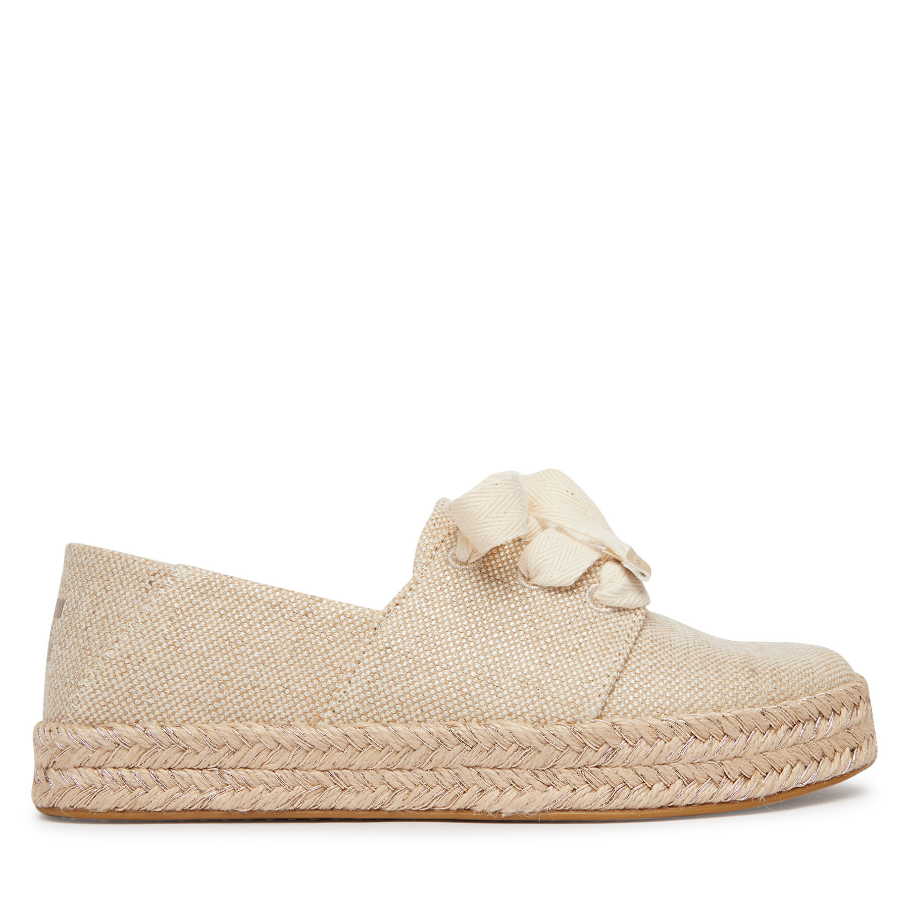 Espadrile Toms Carolina Lace Up 10023062 Bej