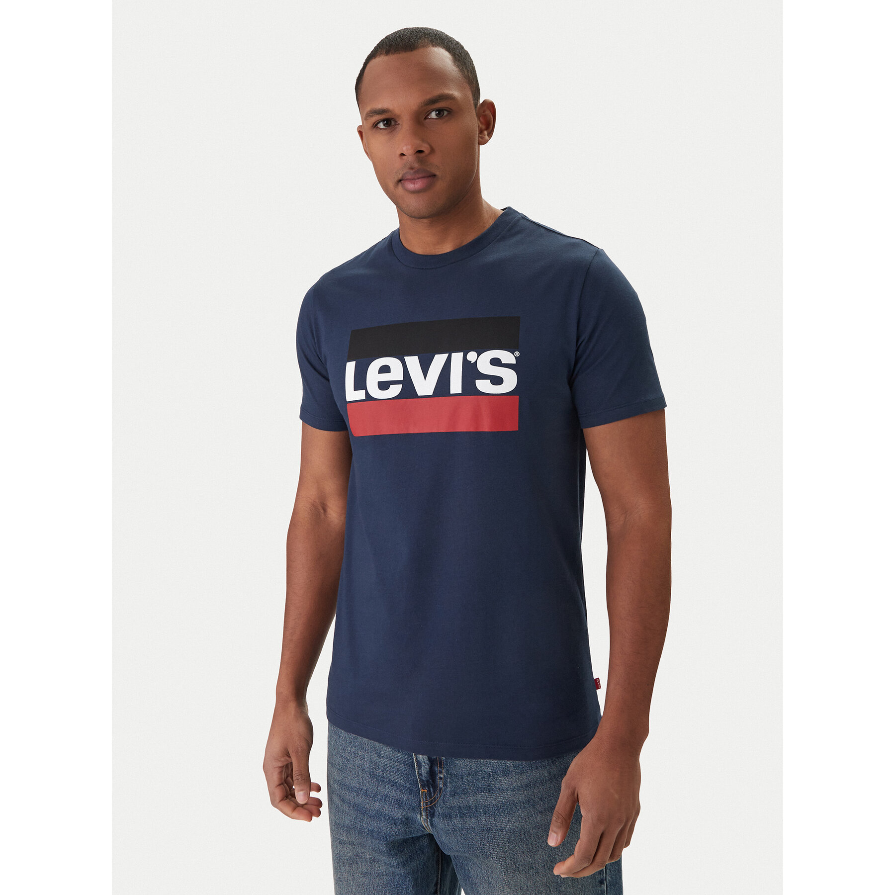 Levi's® Póló Sportswear Graphic Tee 39636-0003 Sötétkék Regular Fit