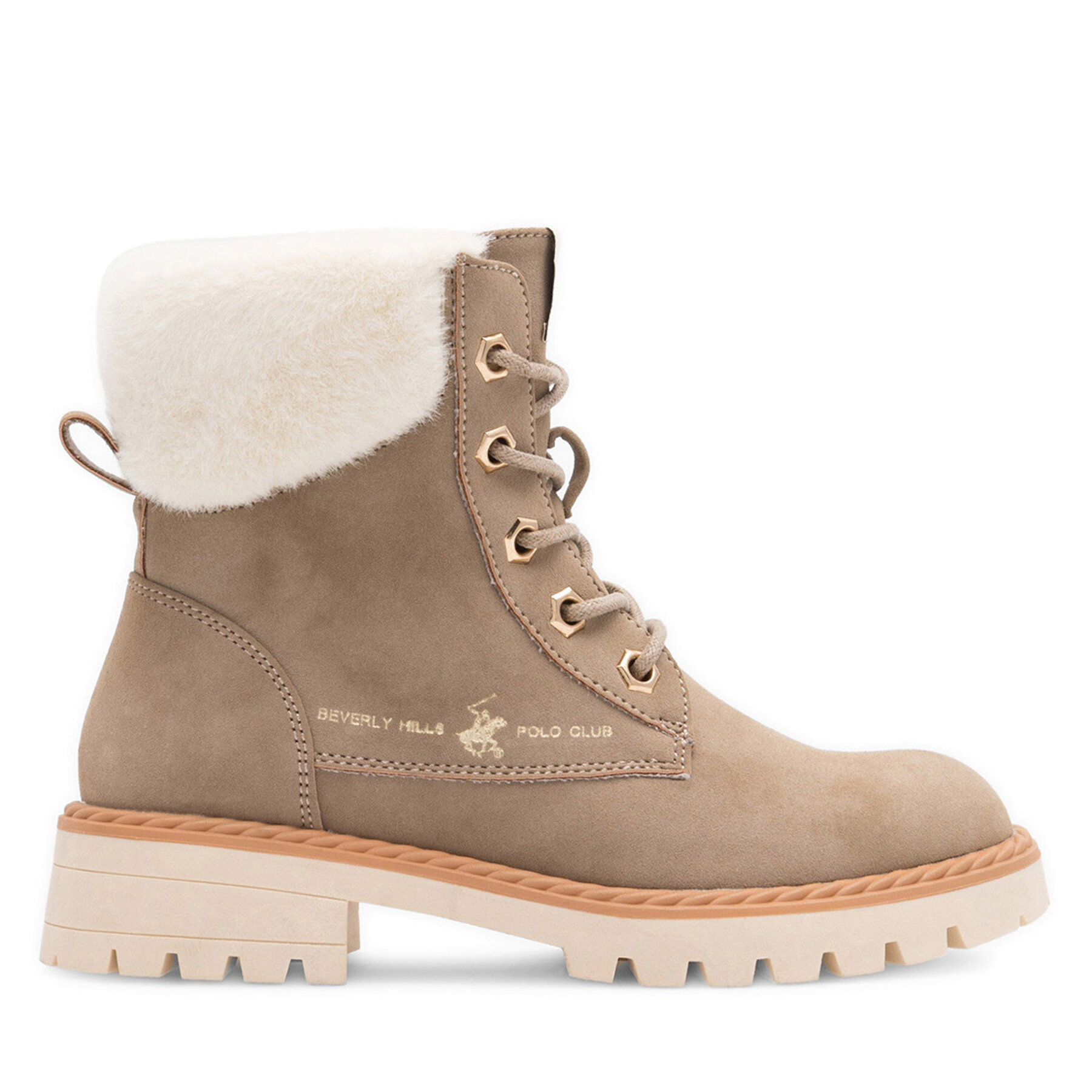 Bottes de randonnée Beverly Hills Polo Club CS6135-02 Beige
