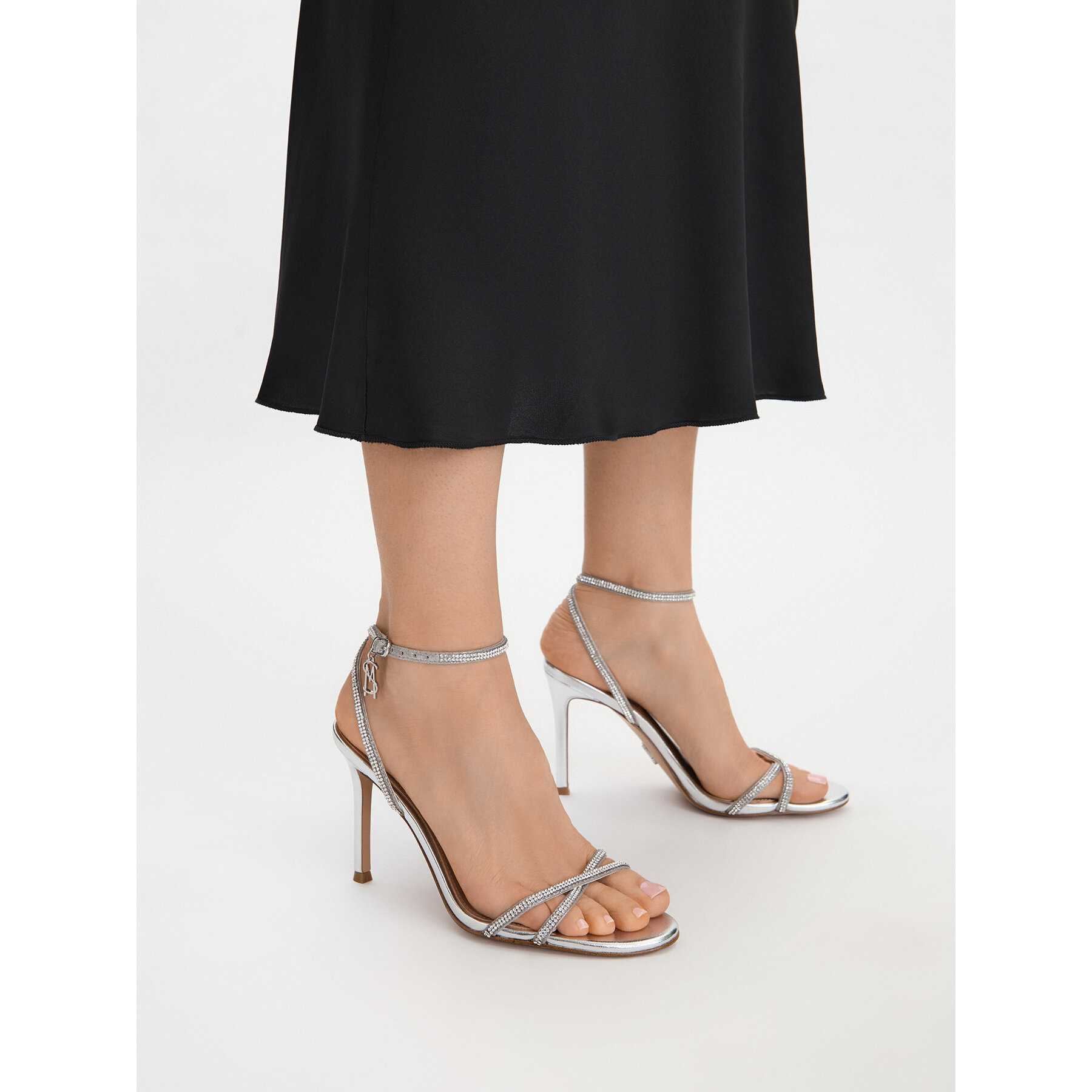 Sandali Steve Madden Jypsey-CNR 11005123 Srebrna