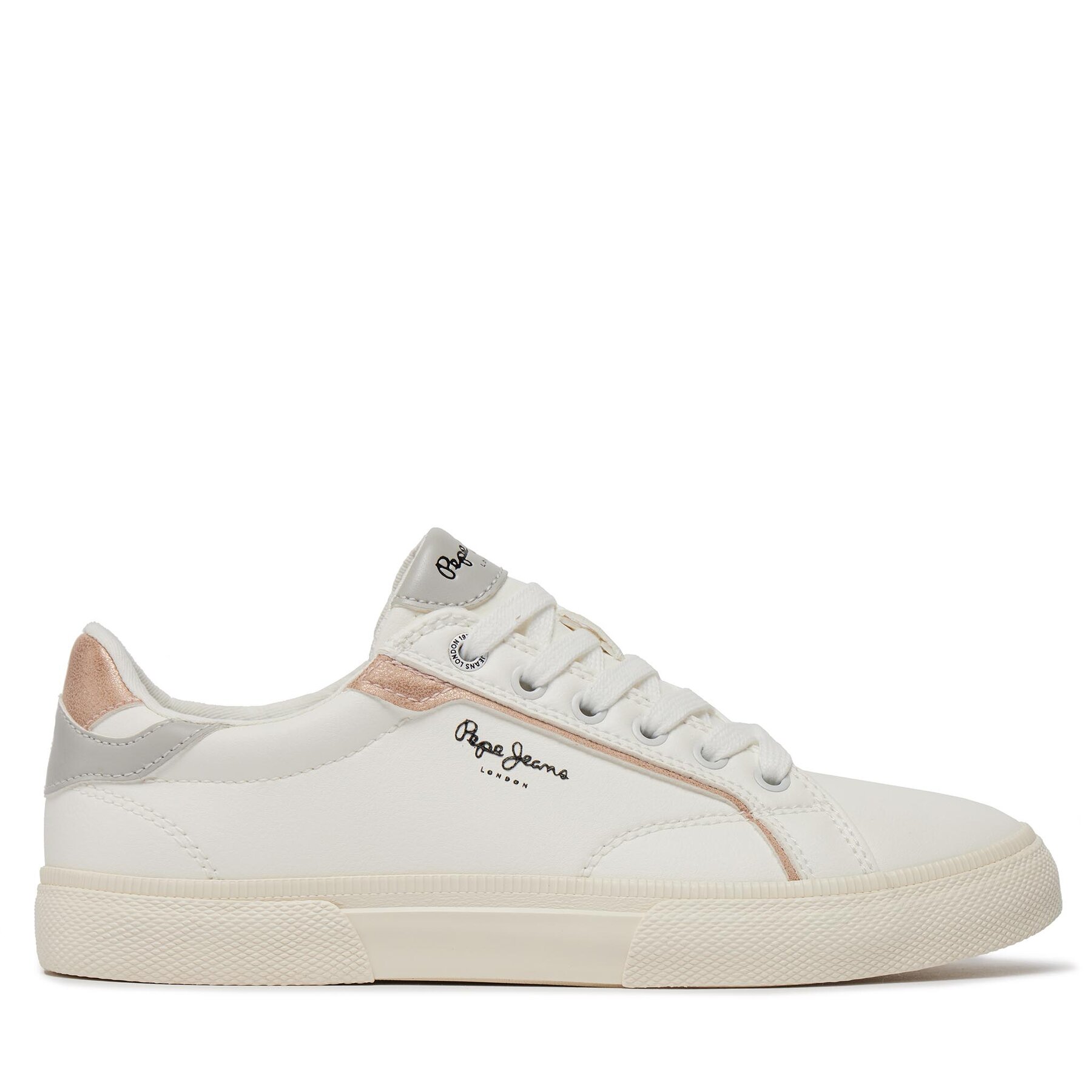 Damen Sneakers Pepe Jeans, Schuhgröße 36, Weiß, Kenton Mix W PLS31560
