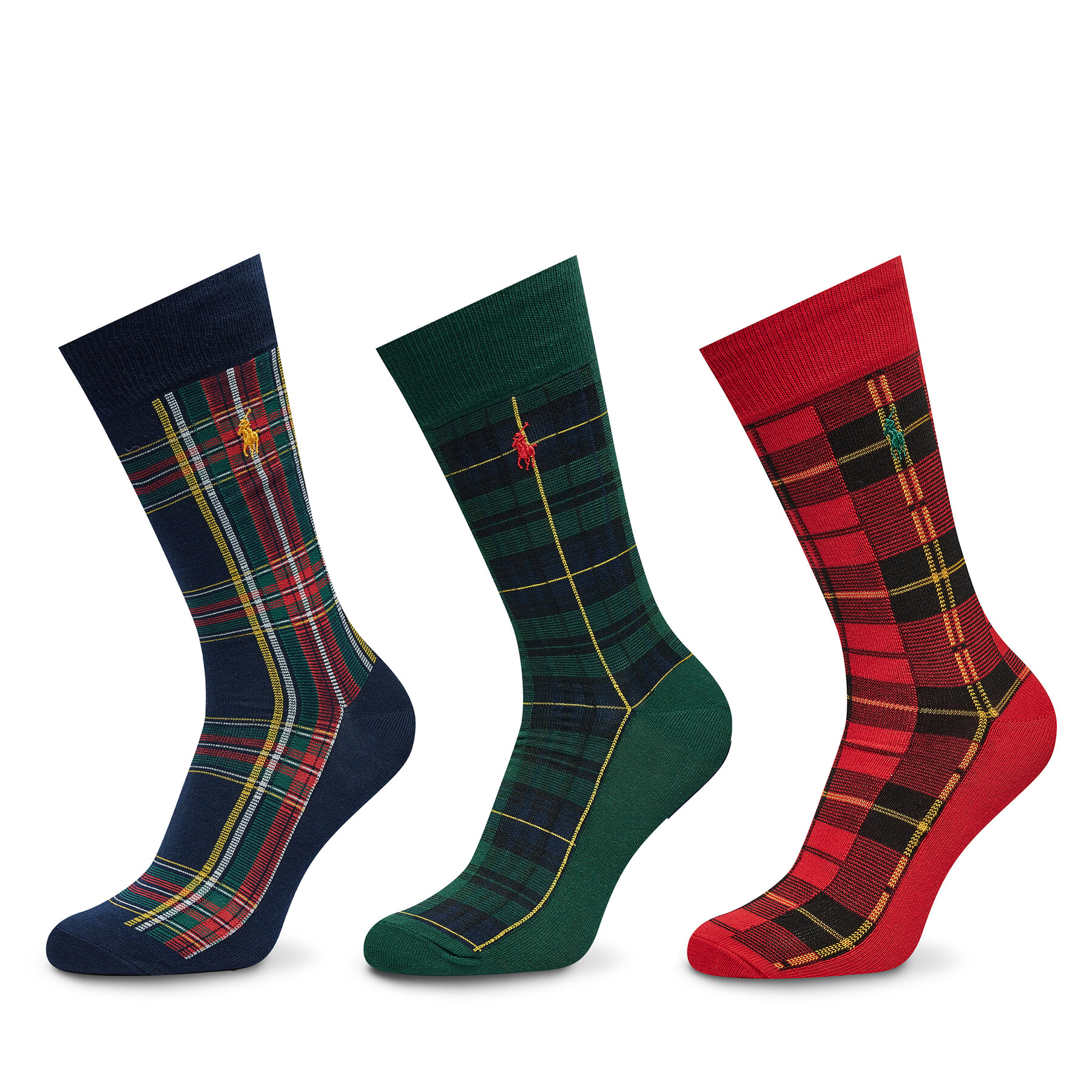 3 pares de calcetines altos para hombre Polo Ralph Lauren 449958859001 De color