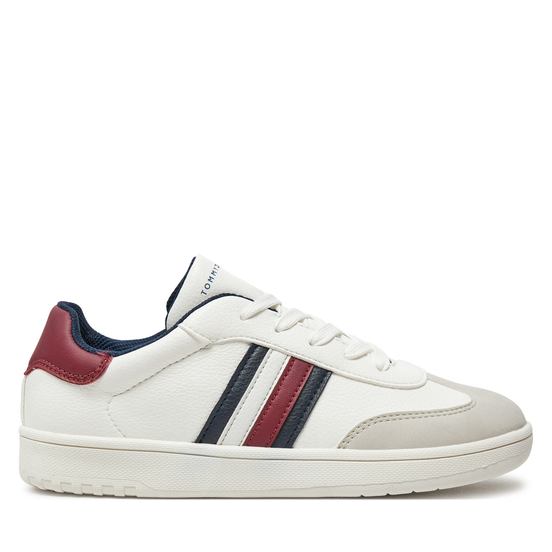 Sneakers Tommy Hilfiger Stripes Low Cut Lace-Up Sneaker T3X9-33645-1269 Alb