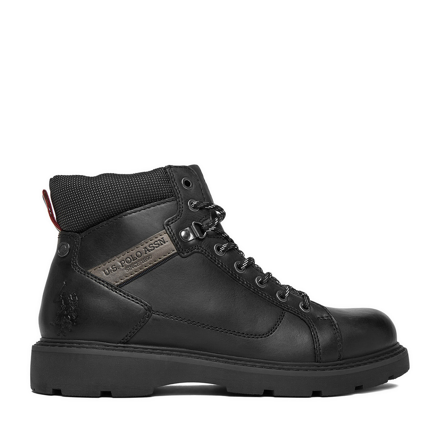 Šnurovacia obuv U.S. Polo Assn. EO-PATRIZ003M/ELN1 Čierna