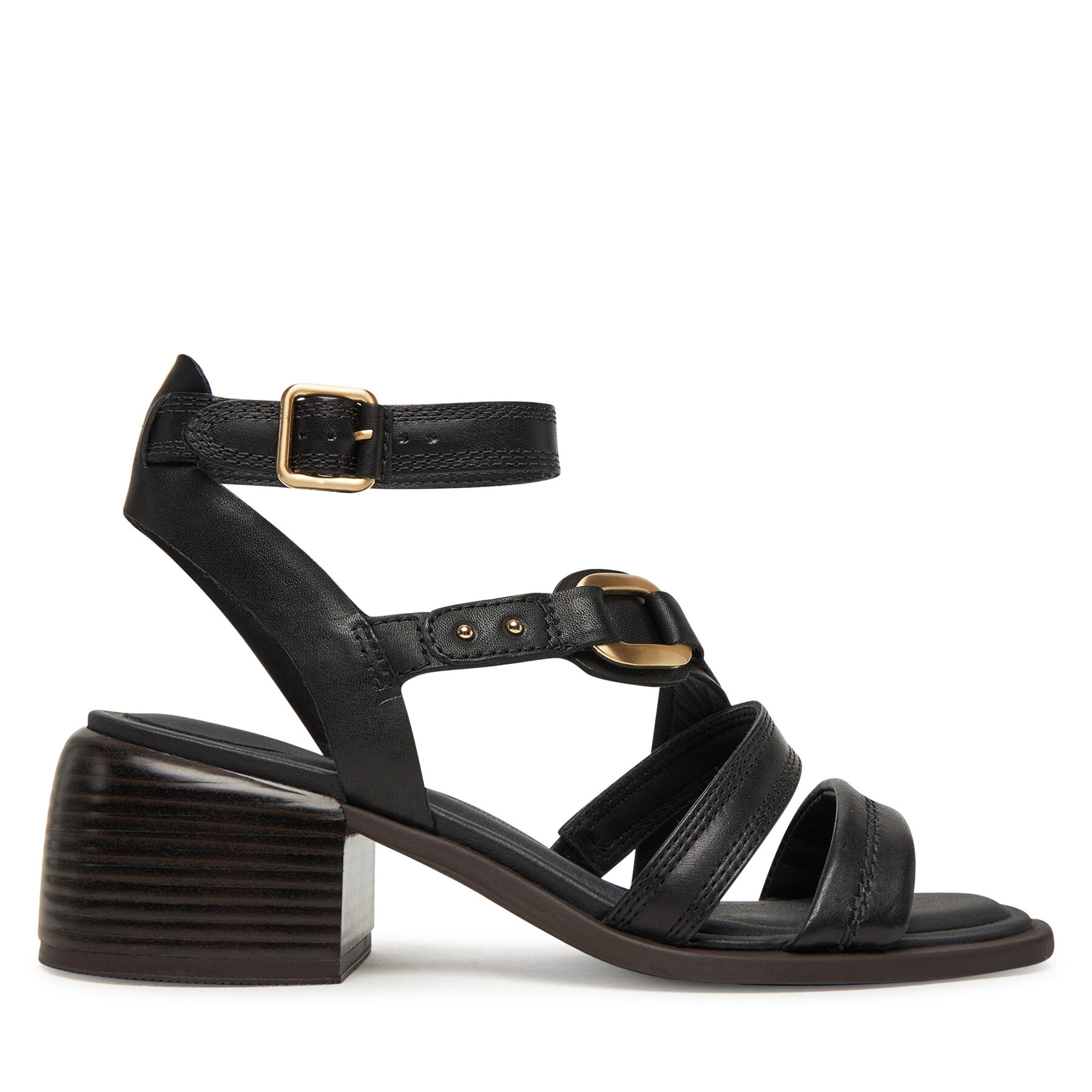 Sandály Clarks Morwyn Strap 26181243 Černá