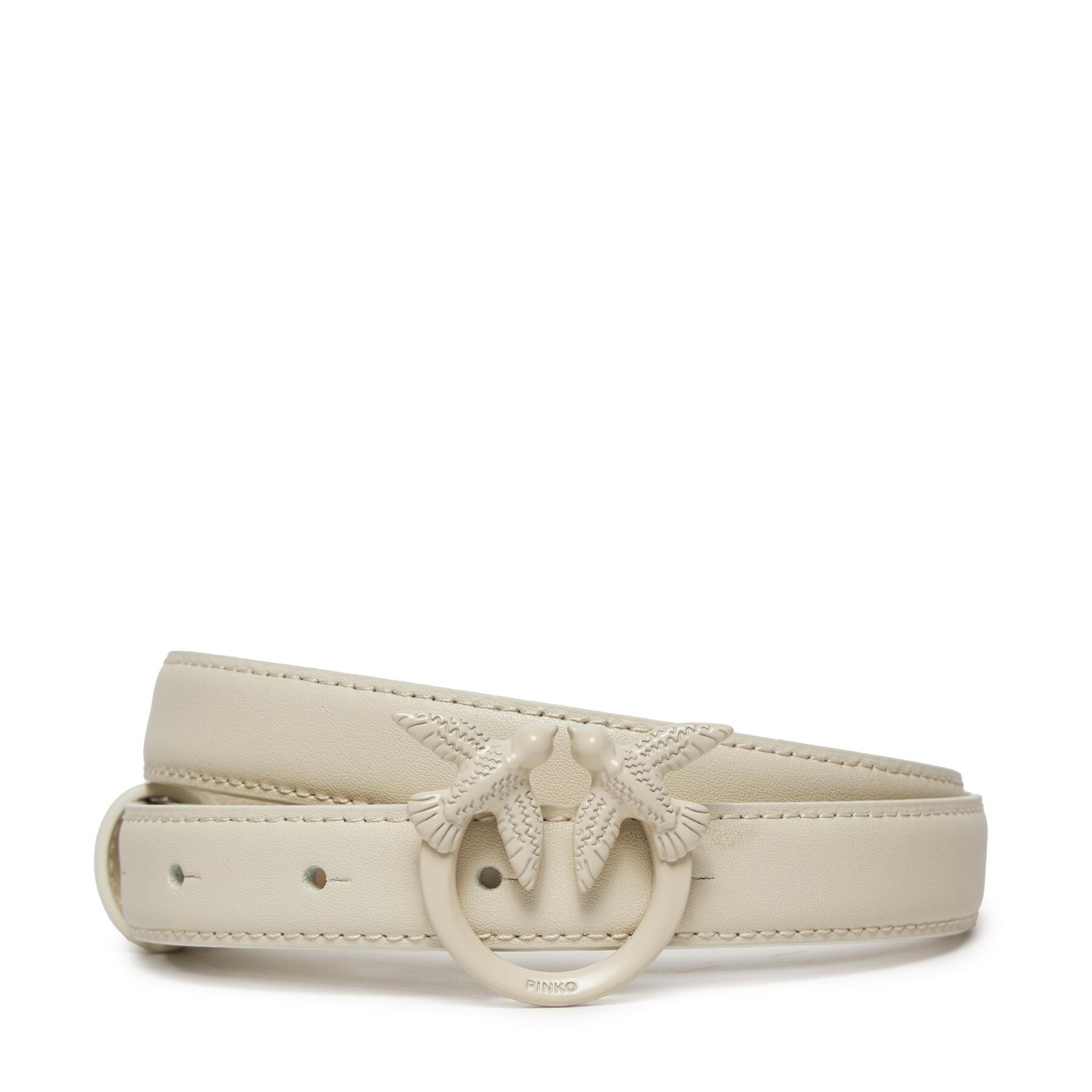 Pásek PINKO Love Berry H2 Belt. PE 24 PLT01 100143 A1K2 Béžová
