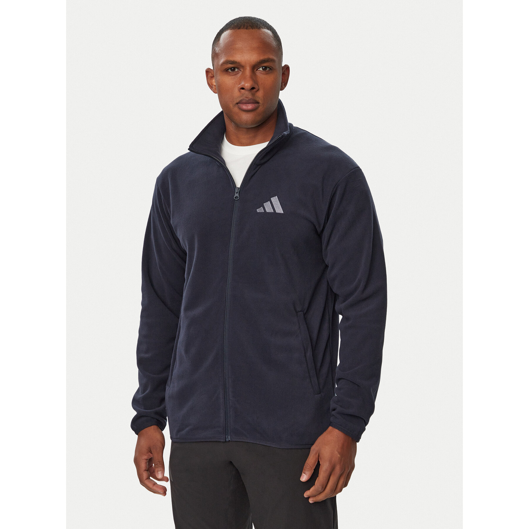 adidas Fleecejacke Terrex Multi Essentials Full Zip Fleece Jacket KY9787 Dunkelblau Regular Fit