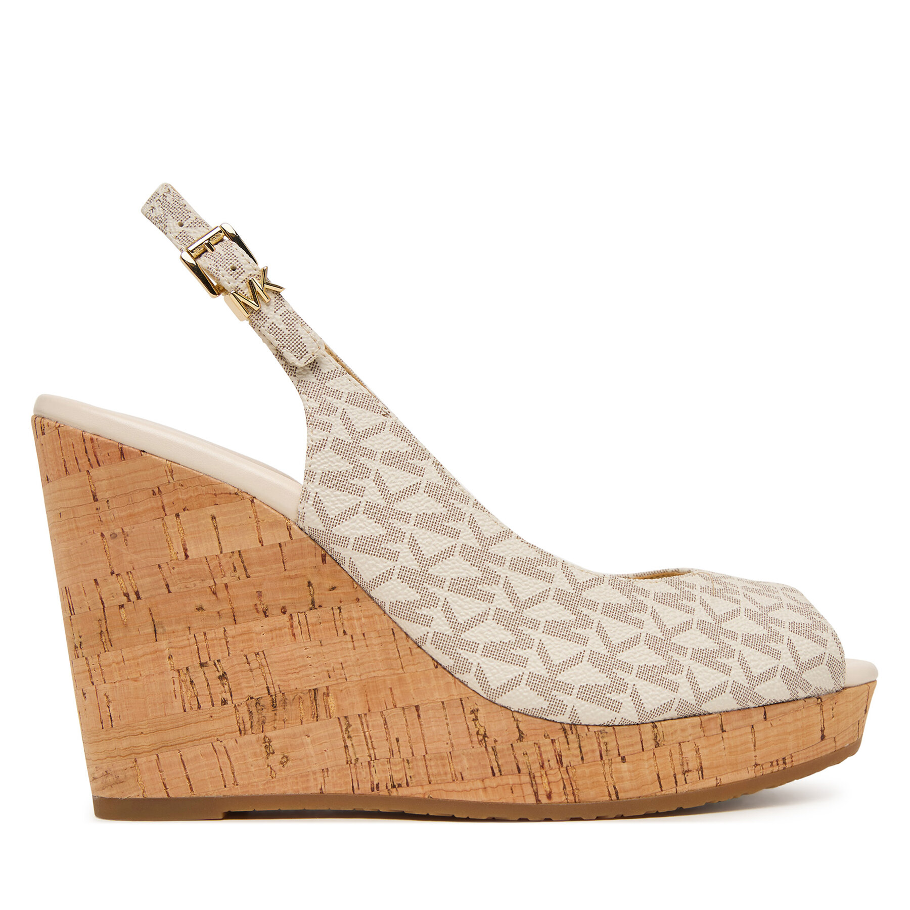 Sandále MICHAEL Michael Kors Rosie Wedge 40S6RSHS1B Krémová