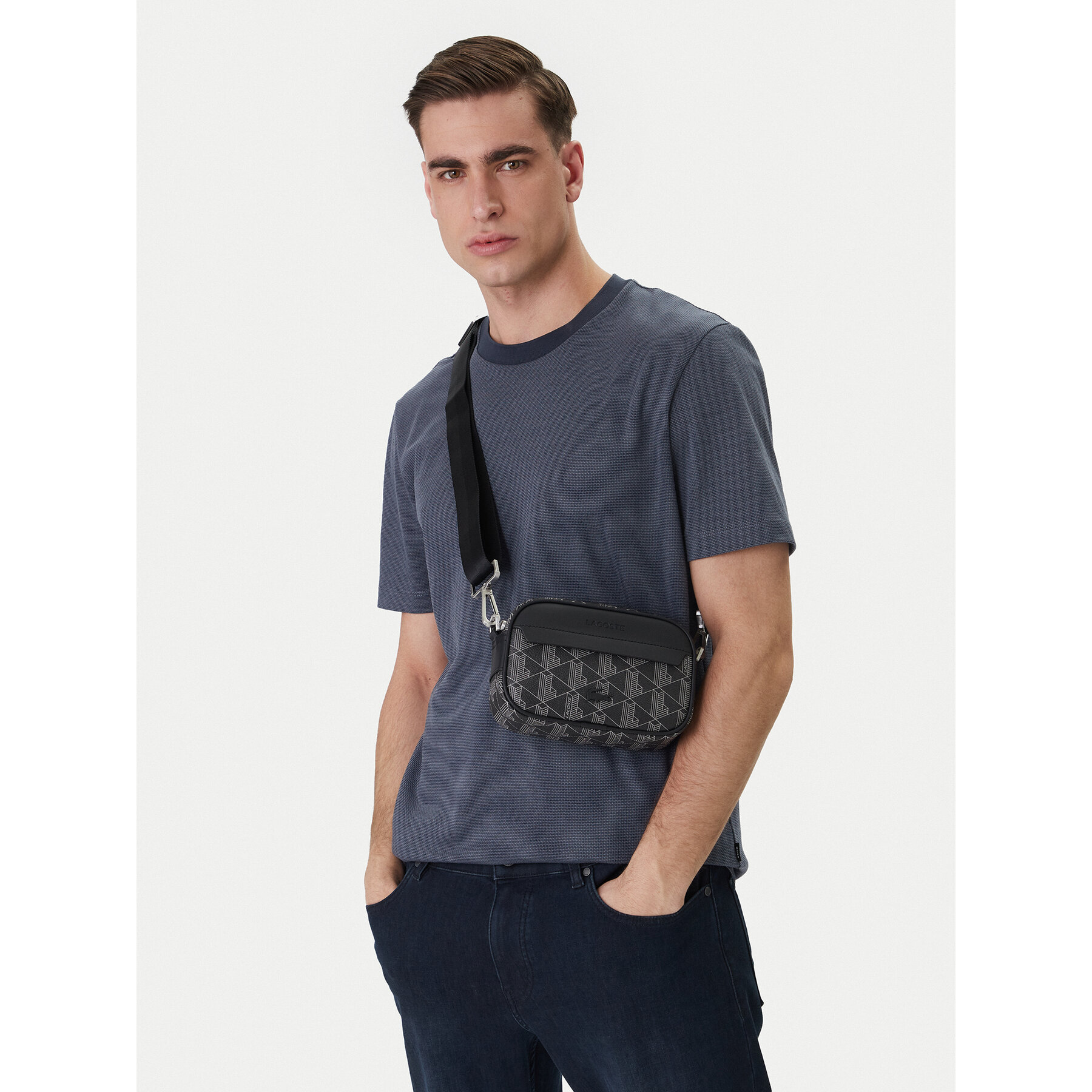 Lacoste Férfiak Fekete Válltáska S Reporter Bag Nh3650lx