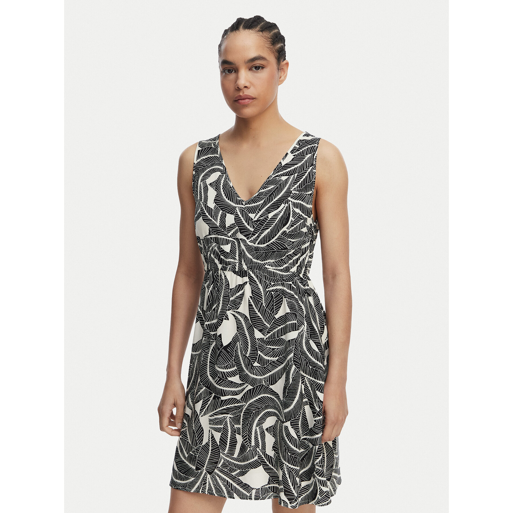 ONLY Sommerkleid Nova 15323197 Grau Regular Fit