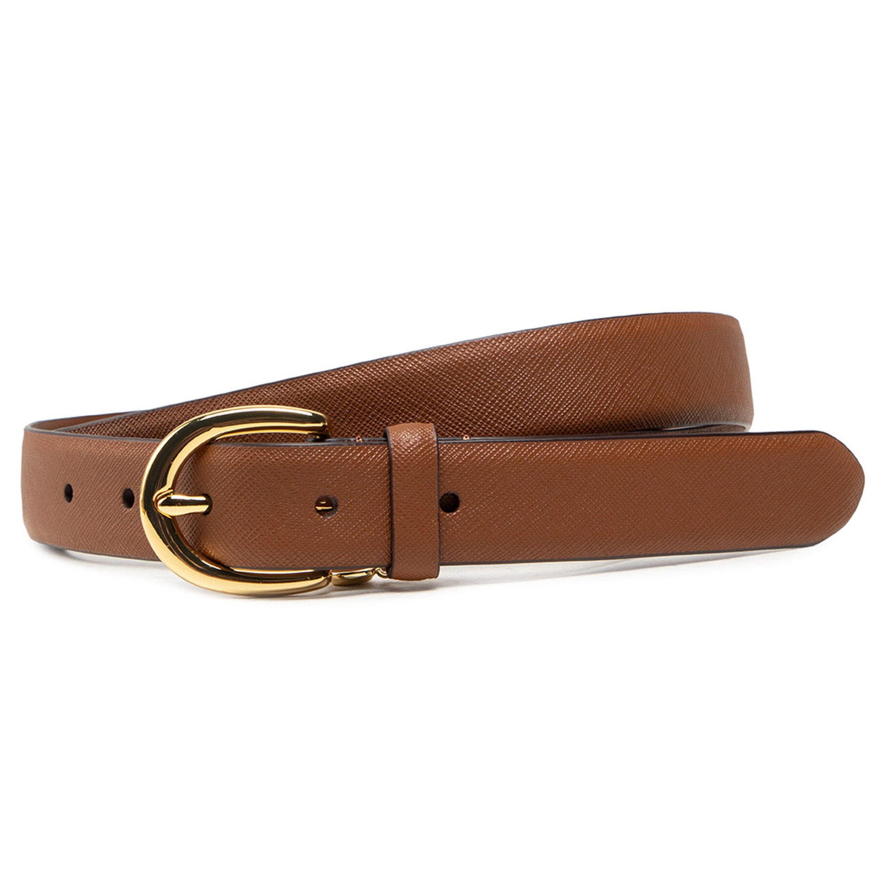 Ženski pas Lauren Ralph Lauren Charm Classc 412802952005 Rjava