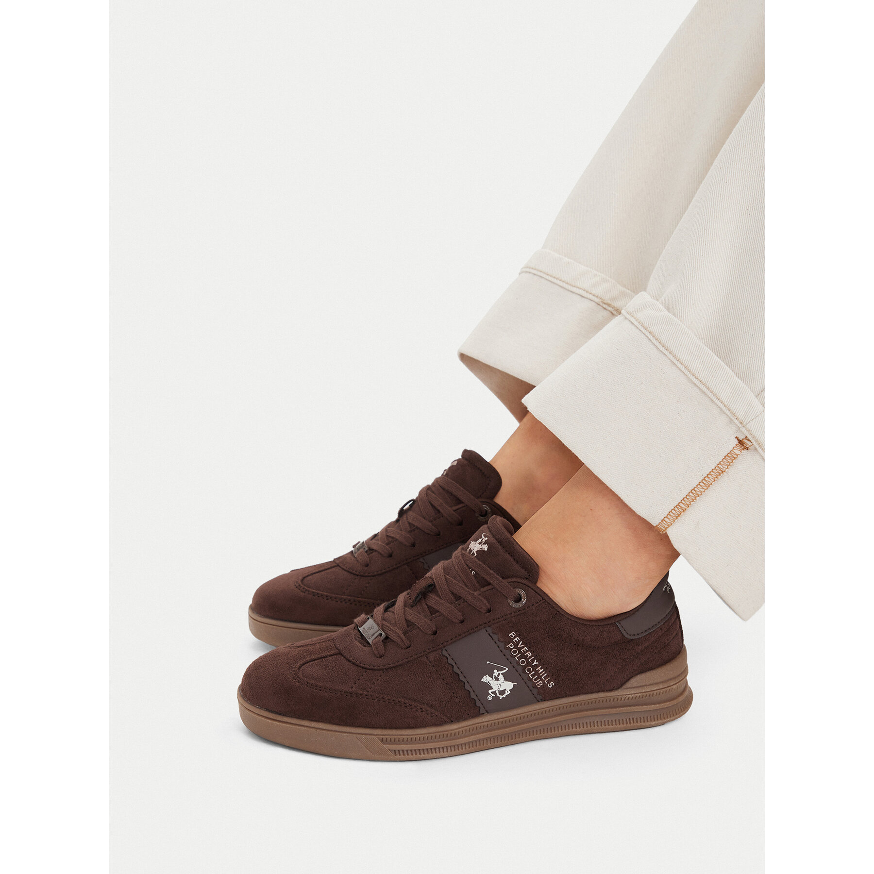 Sneakersy Beverly Hills Polo Club CEO-A1419104A Tmavo hnedá