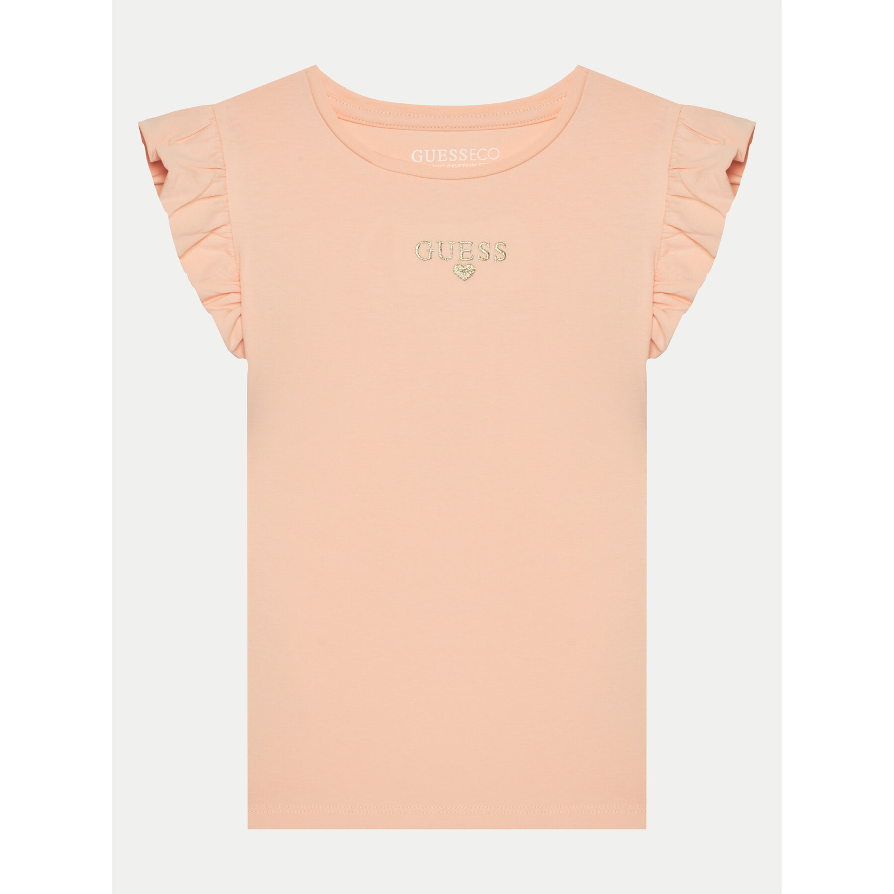 Guess T-Shirt K5RI26 K6YW4 Korallenfarben Regular Fit