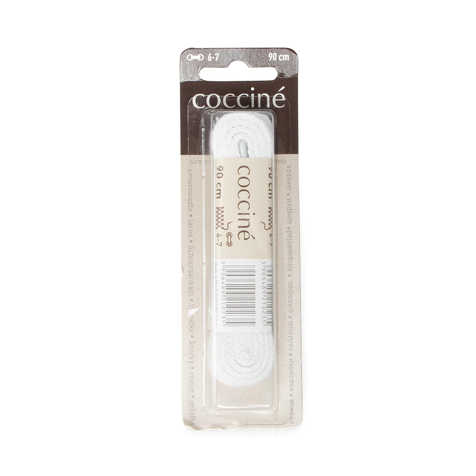 

Шнурівки для взуття Coccine SZNB/090/BIA/7B/AZ White 7B, Білий