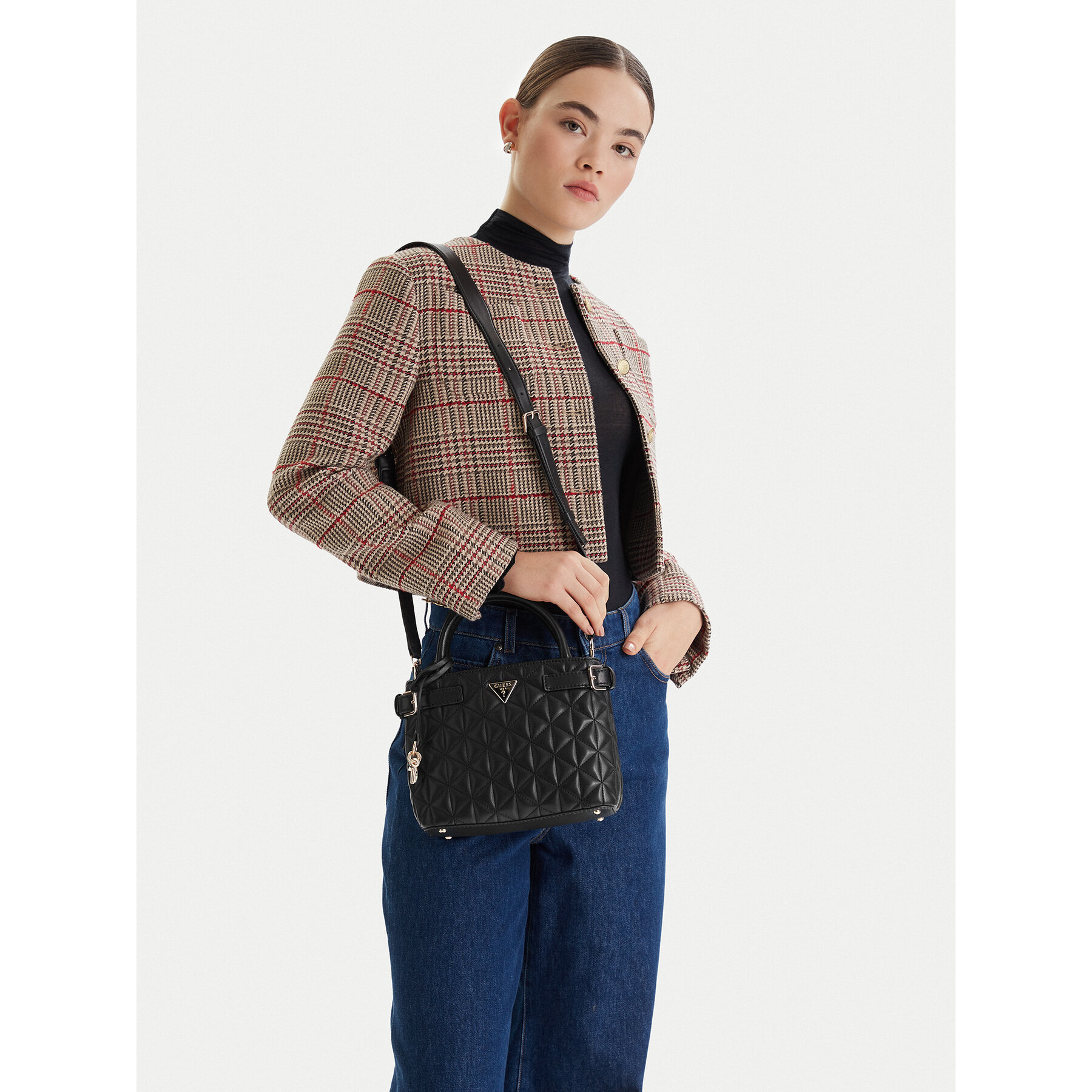 Geantă Guess Paisleigh HWQG98 83050 Negru