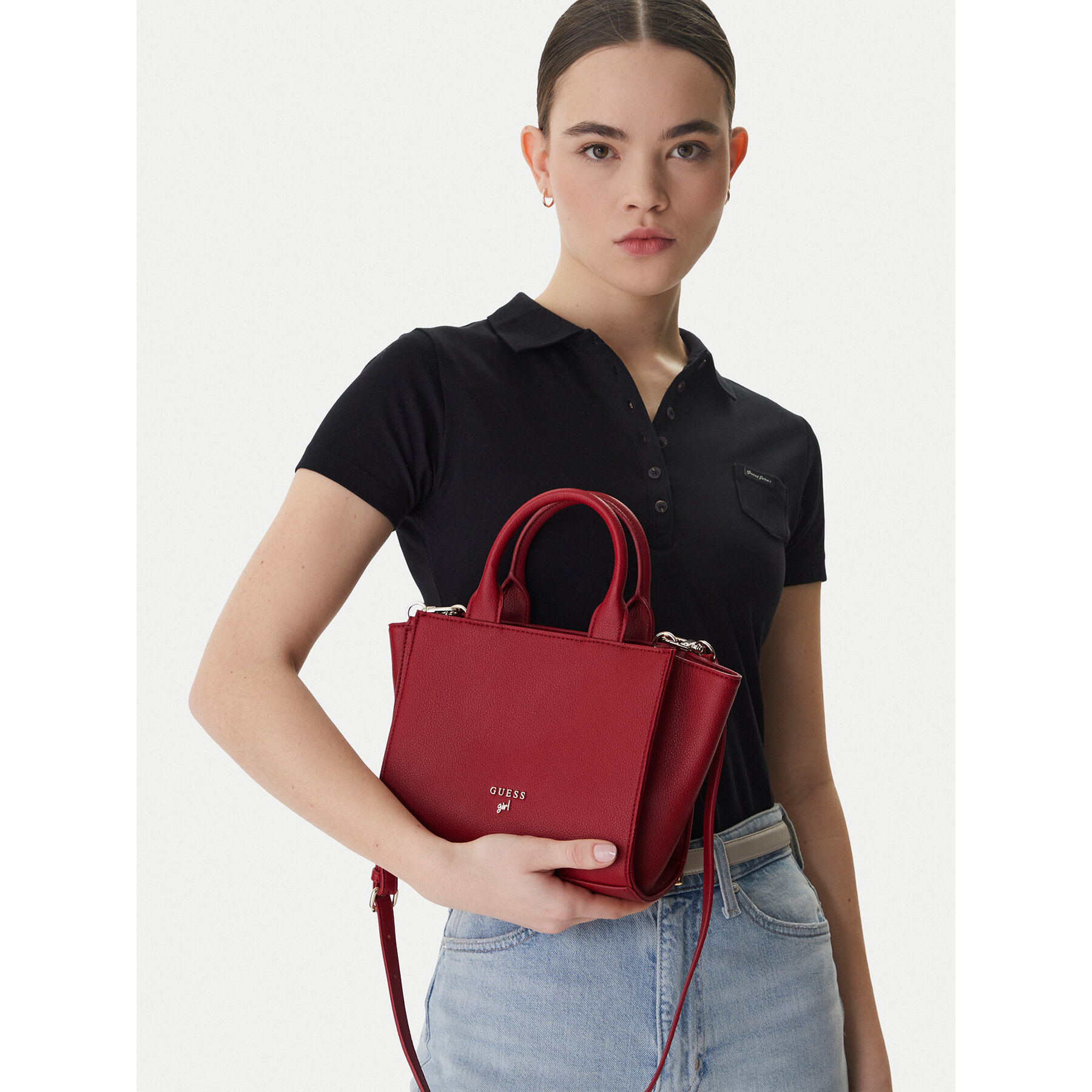 Kabelka Guess J5GZ06 WG730 Červená