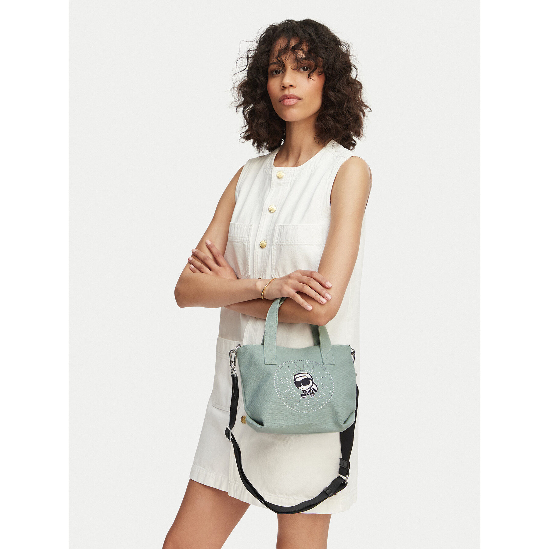 Geantă KARL LAGERFELD B2W50074 Verde