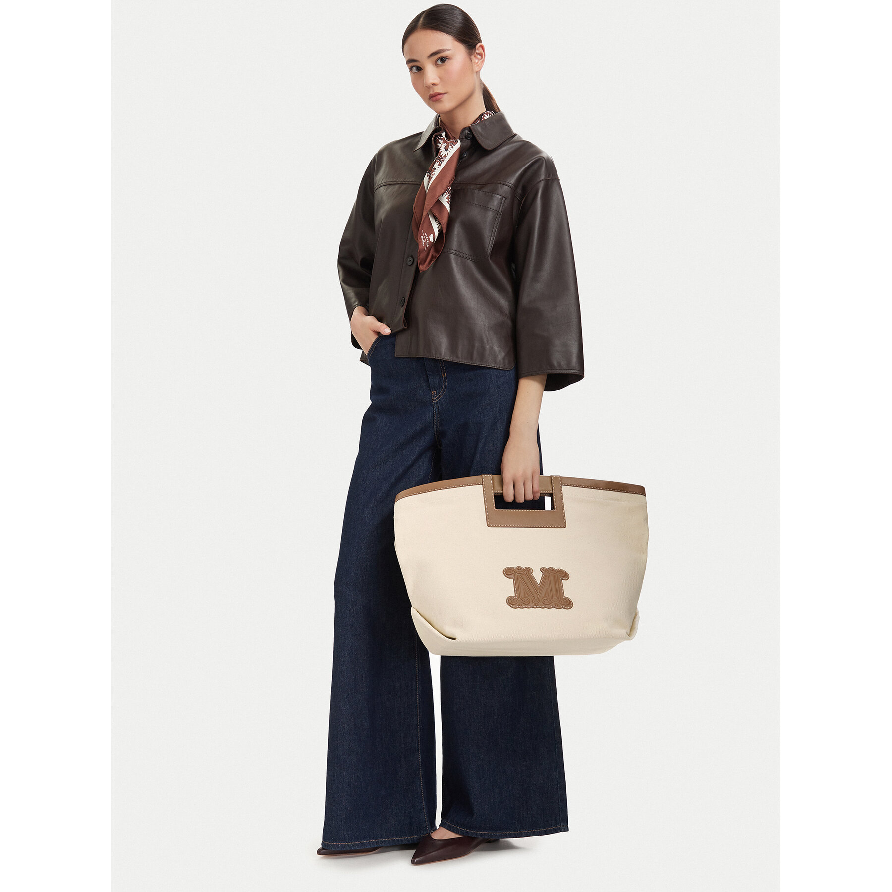 Дамска чанта Max Mara Beachwear 2616511039650 Бежов