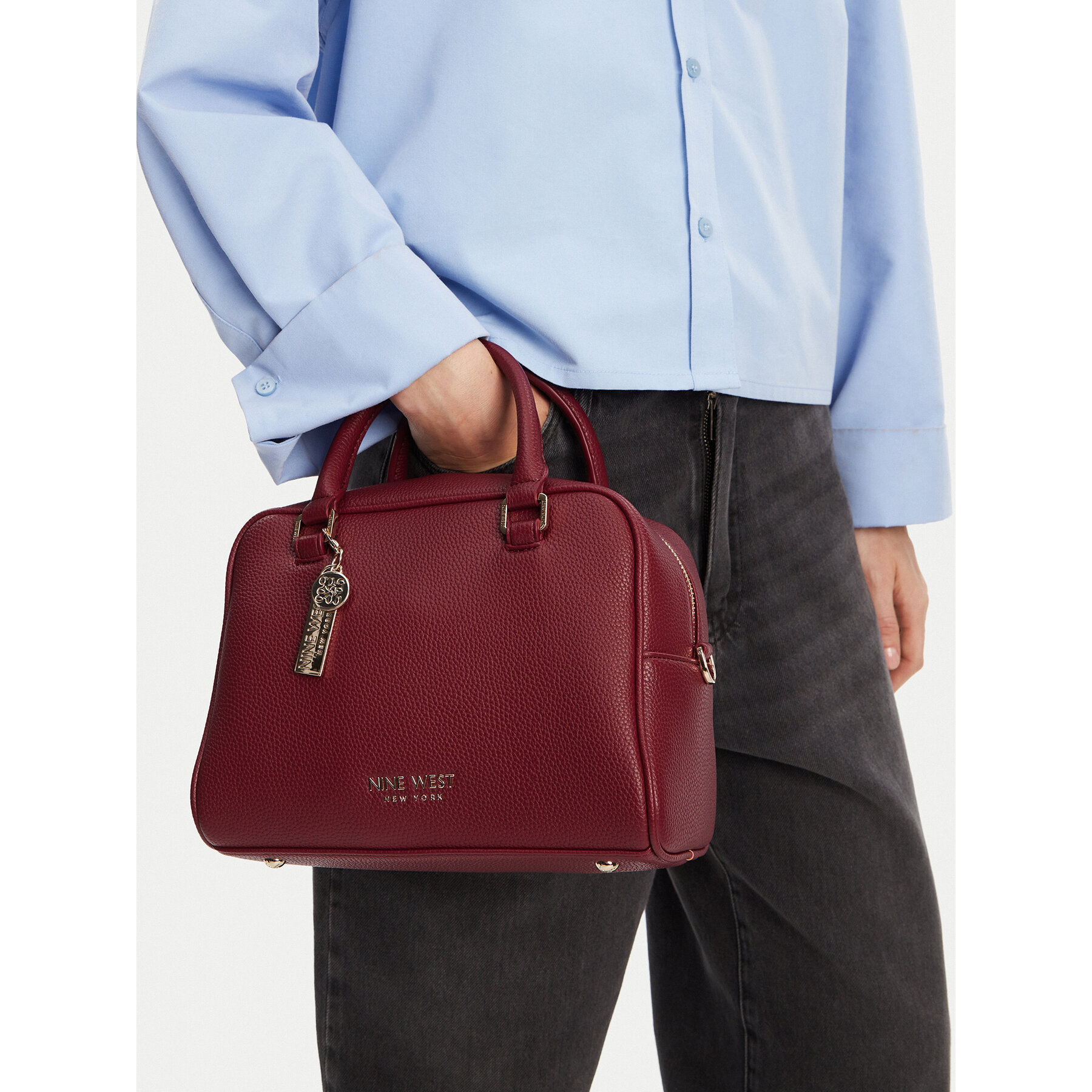 Дамска чанта Nine West CEO-Brooklyn-Bliss-LX10159 Бордо