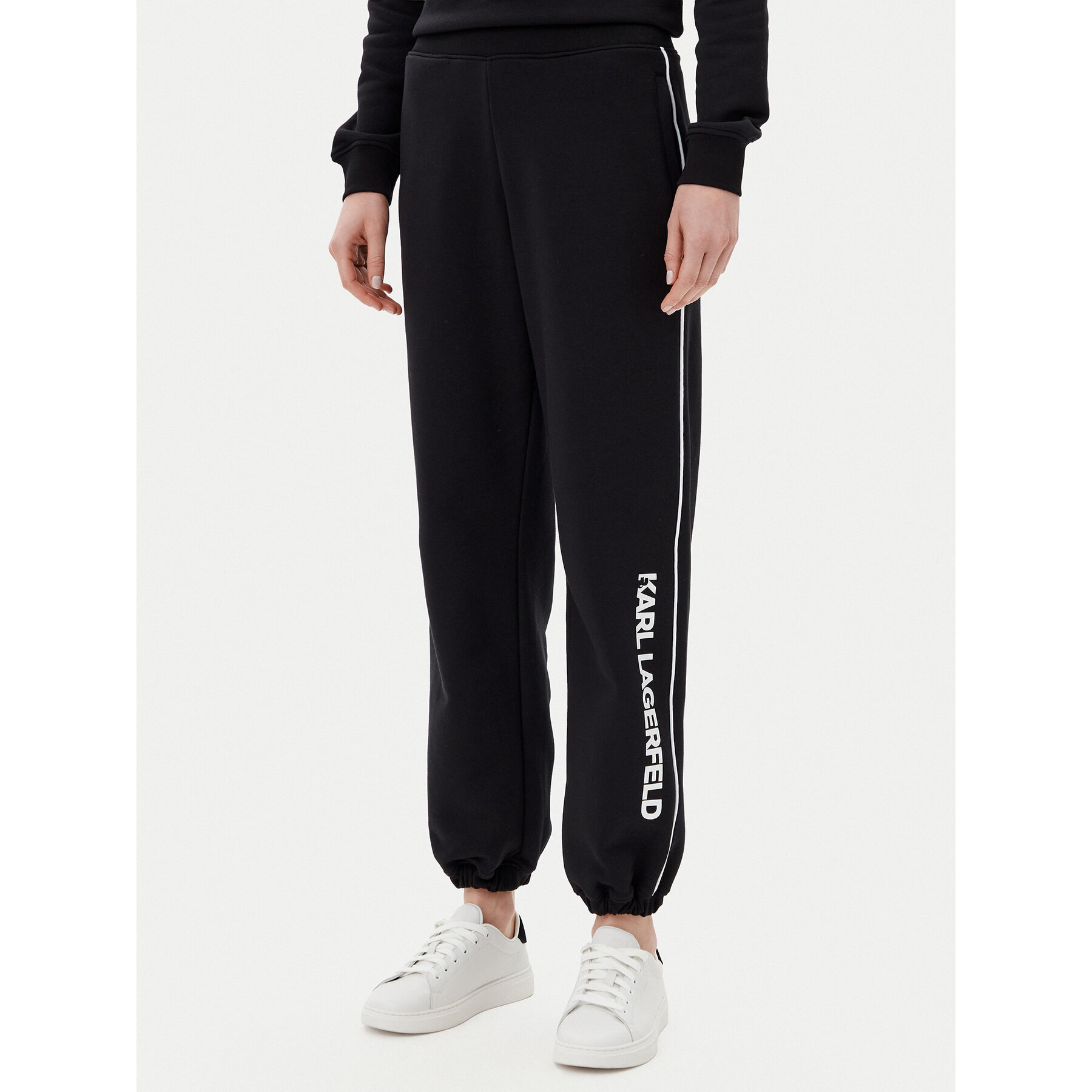 KARL LAGERFELD Jogginghose A2W10149 Schwarz Regular Fit