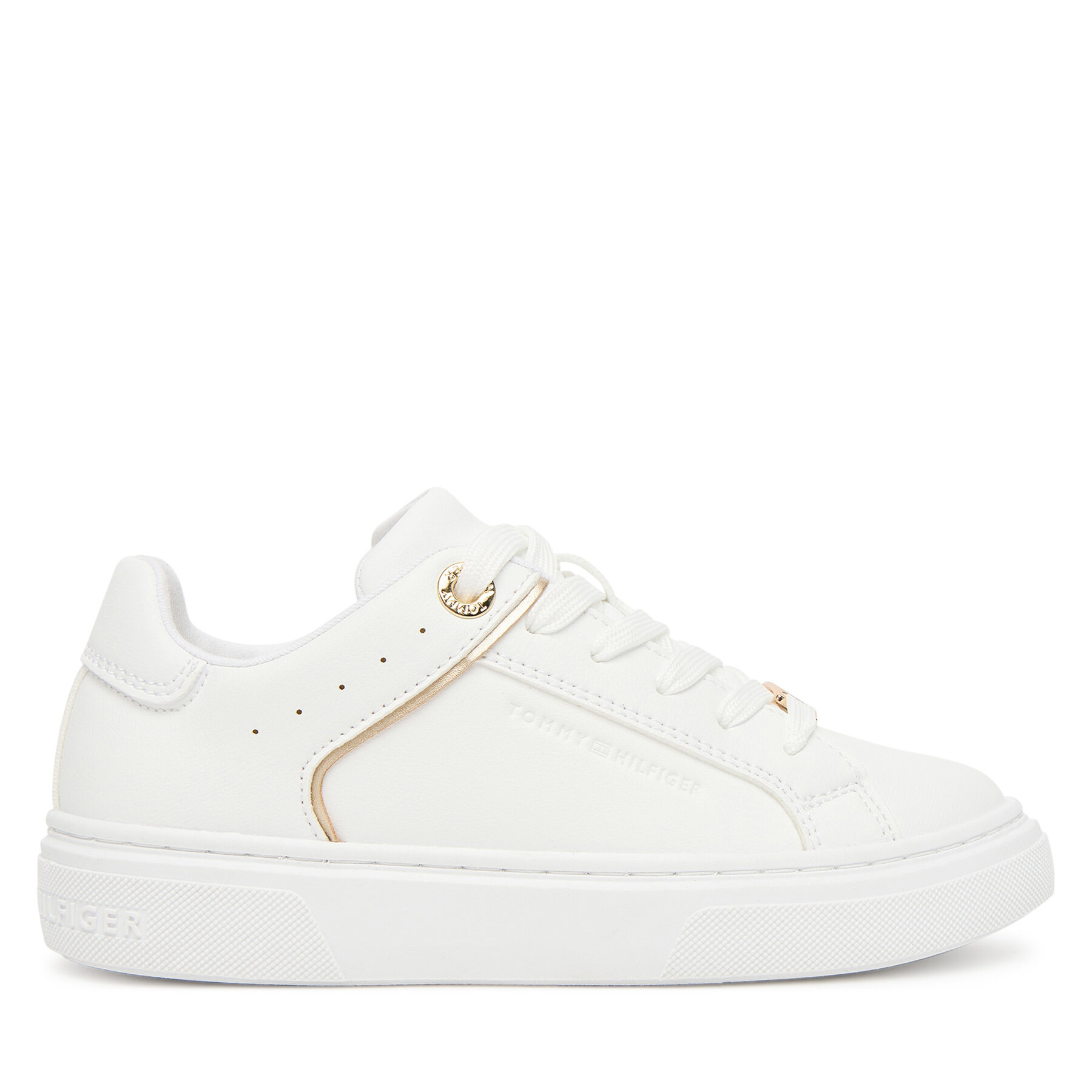 Tommy Hilfiger Dievča Sneakersy, Rozmer: 31, Biela, Low Cut Lace Up Sneaker T3A9-33982-1355 S