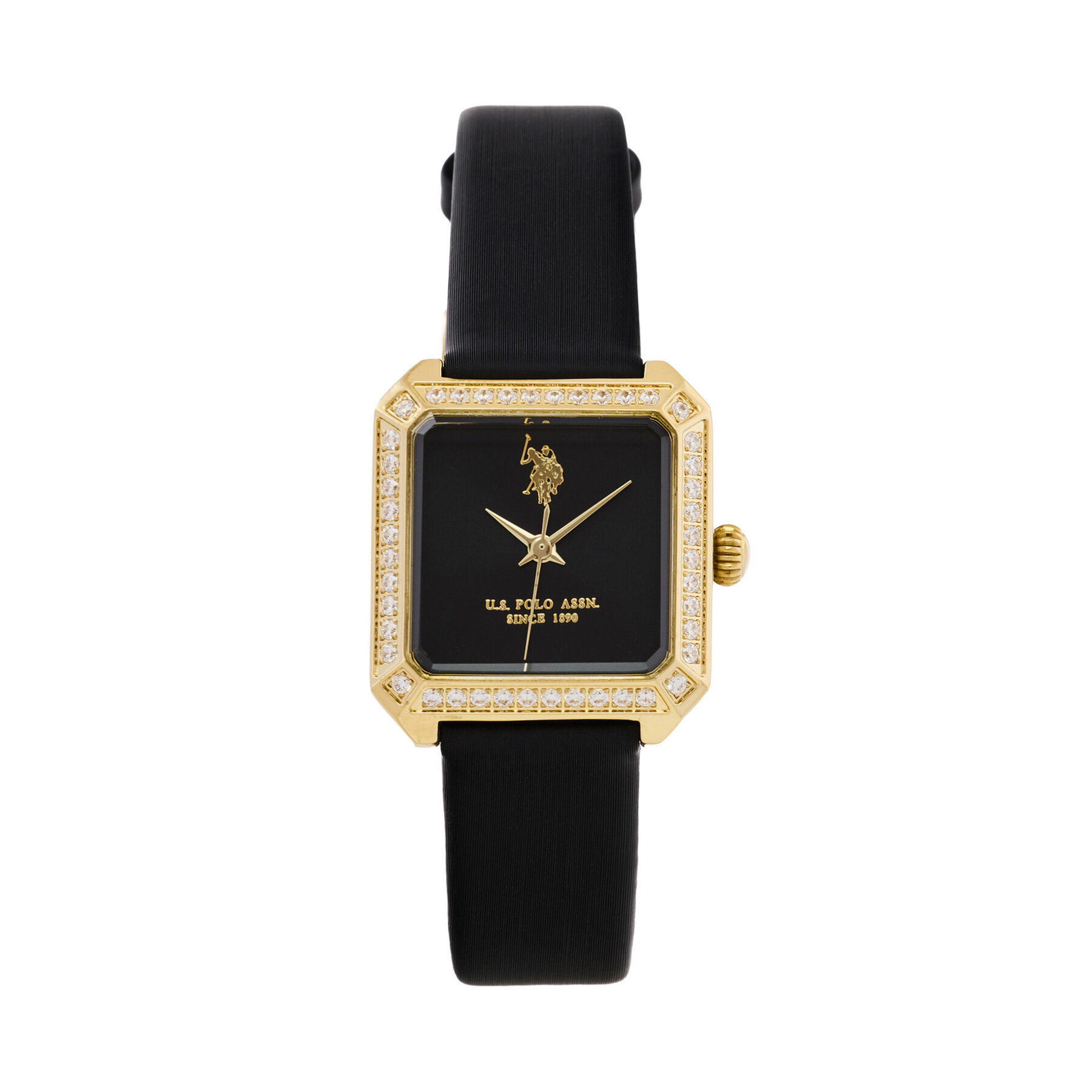 Часовник U.S. Polo Assn. Brigitte USP8479BK Черен