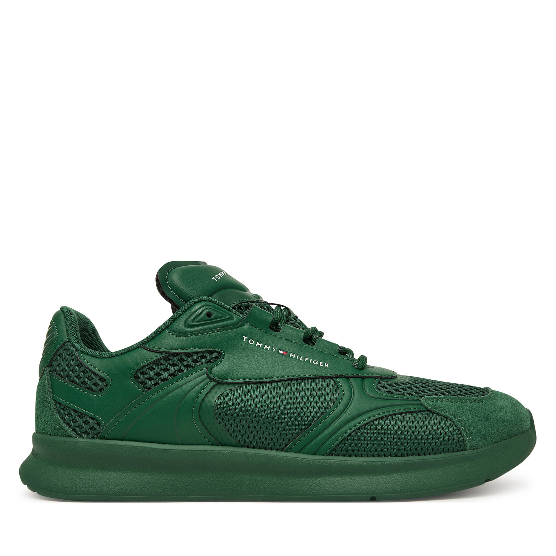 Сникърси Tommy Hilfiger Lightweight Runner Monocolor FM0FM05928 Зелен