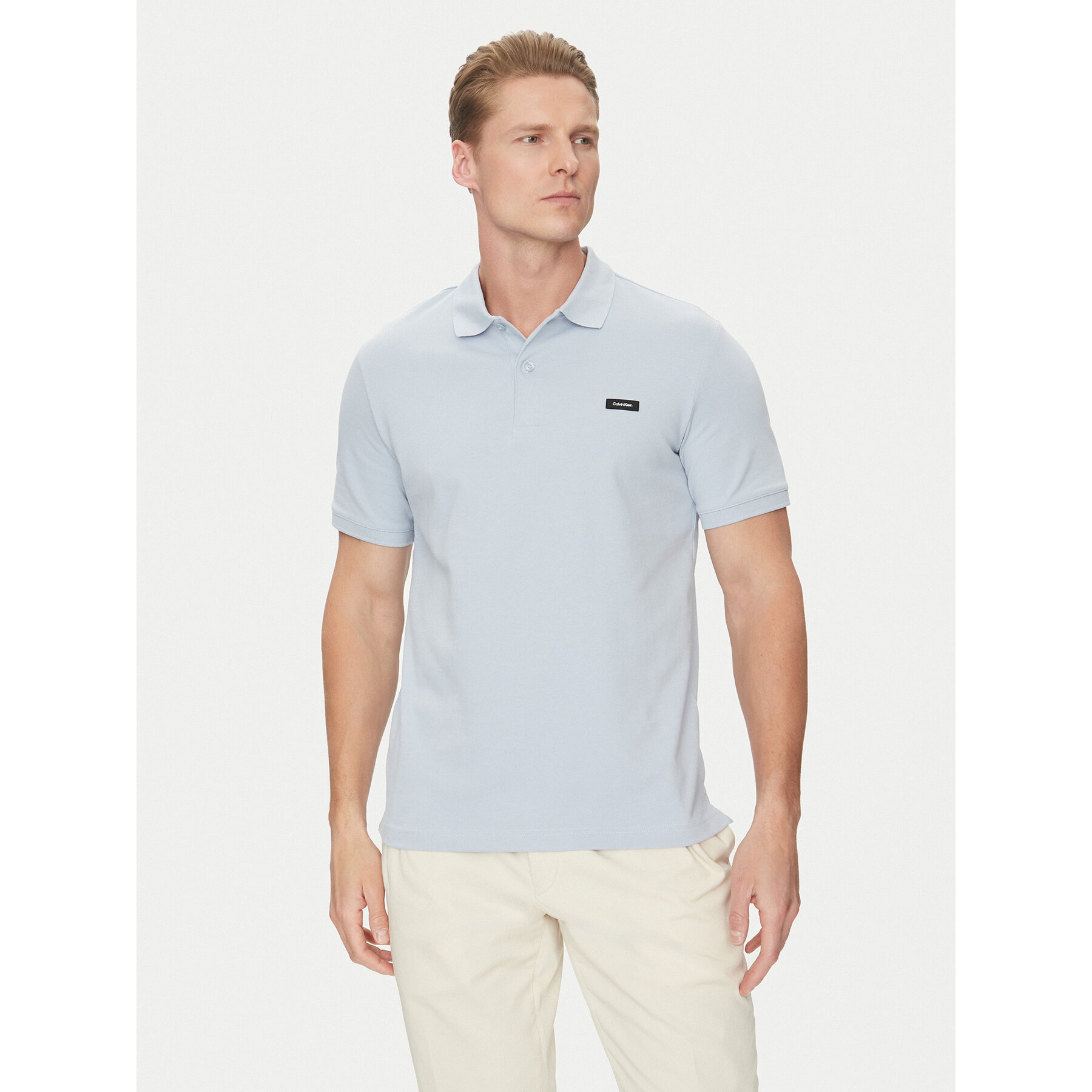 Calvin Klein Polo K10K111196 Celeste Slim Fit