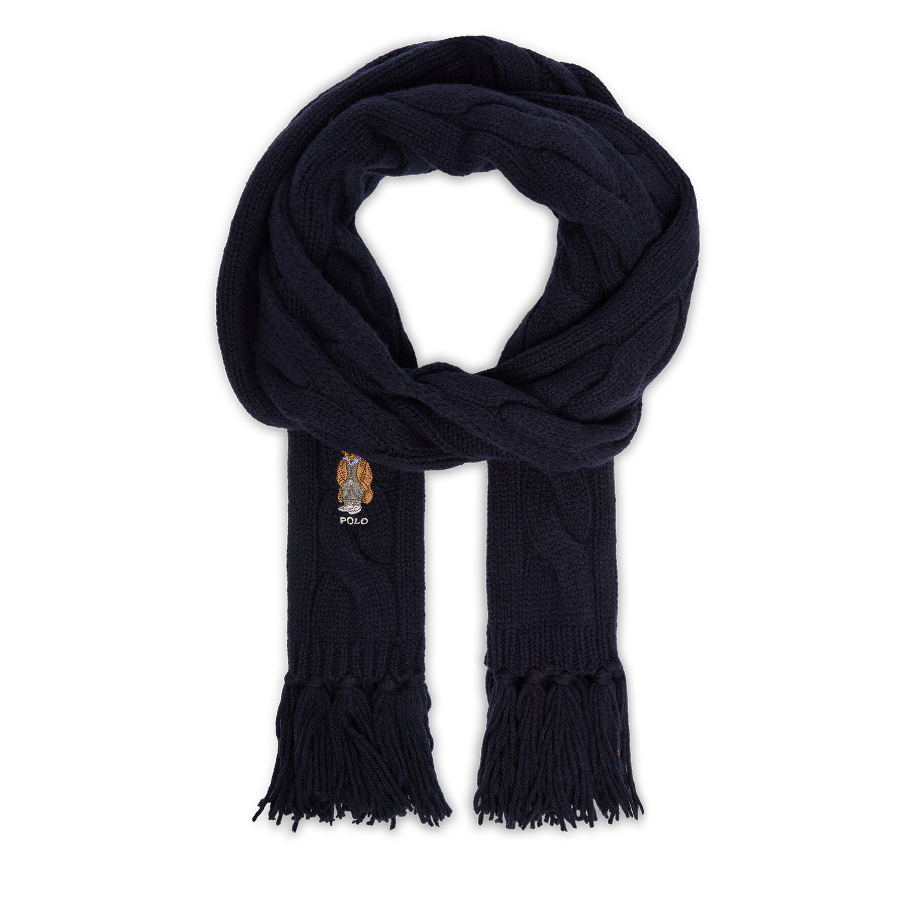 Šal Polo Ralph Lauren 455981434002 Tamnoplava