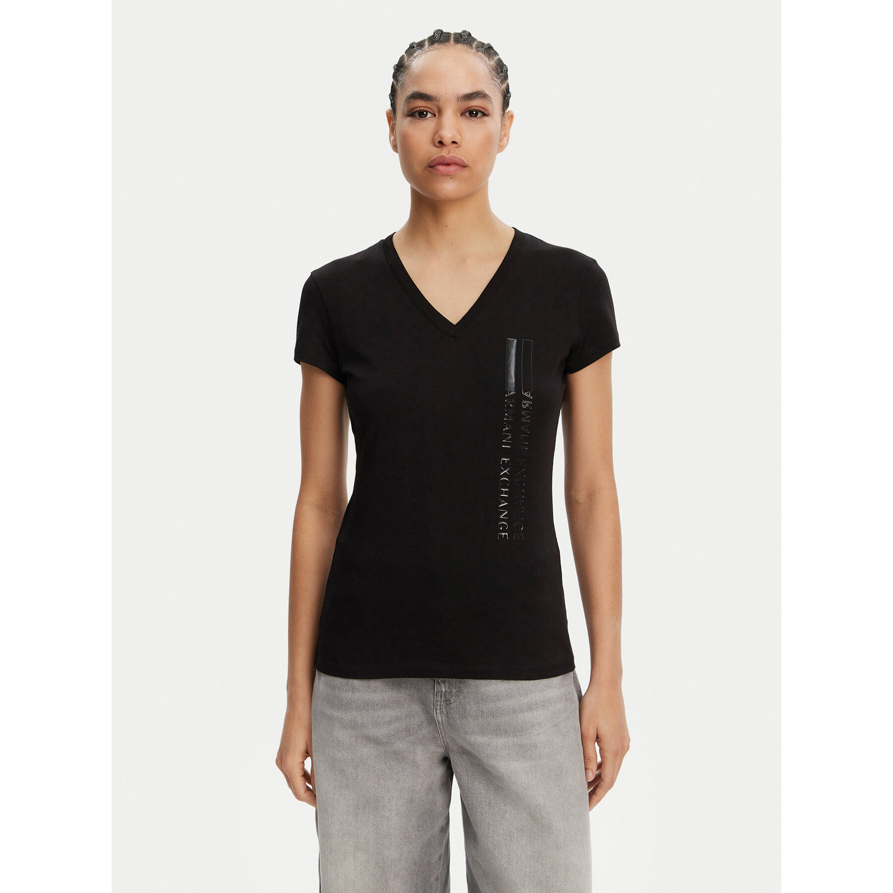 Armani Exchange T-shirt XW000529 AF10356 UC001 Nero Slim Fit