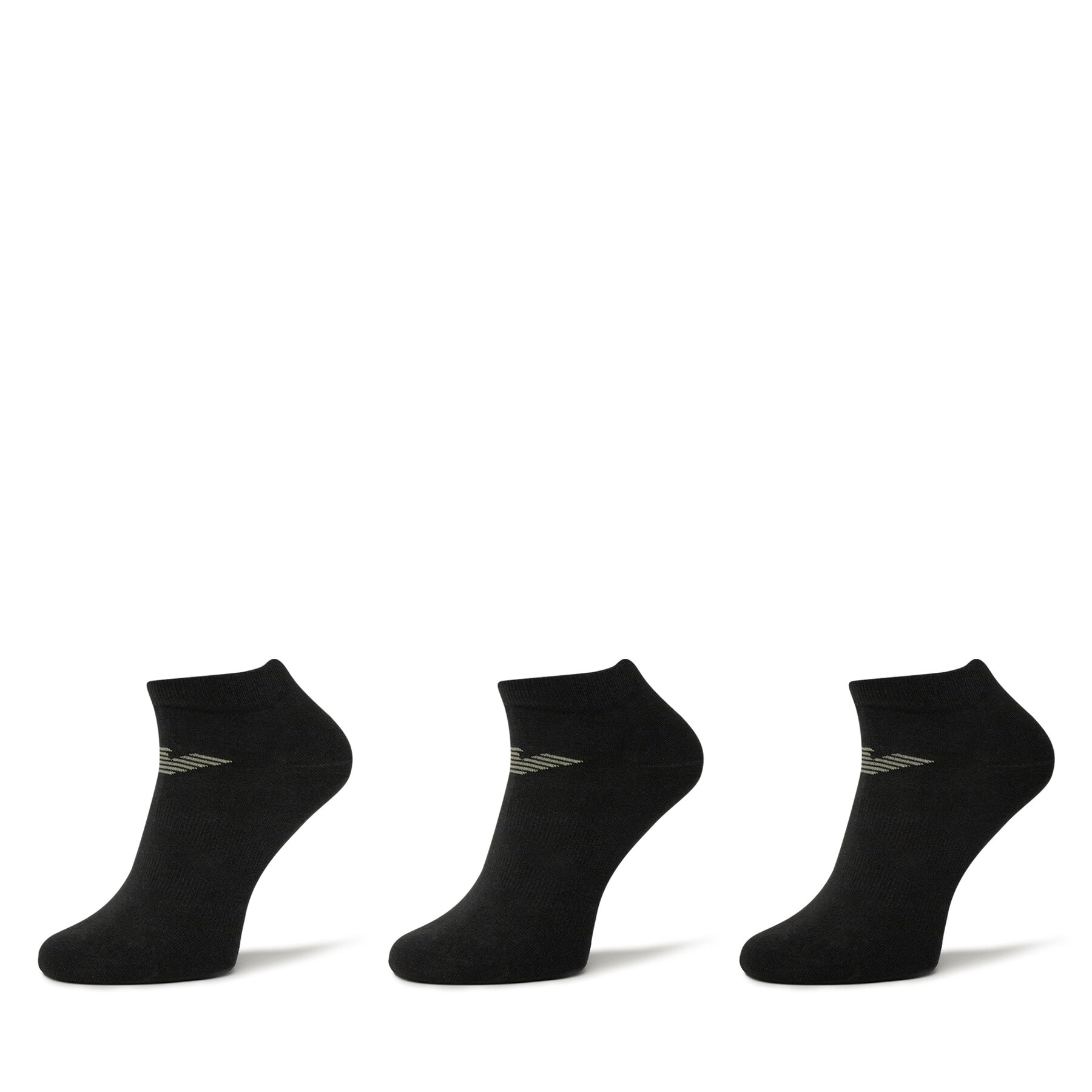  3 pár férfi bokazokni Emporio Armani EM000550 AF12271 MC061 Fekete akciós termékkép 1