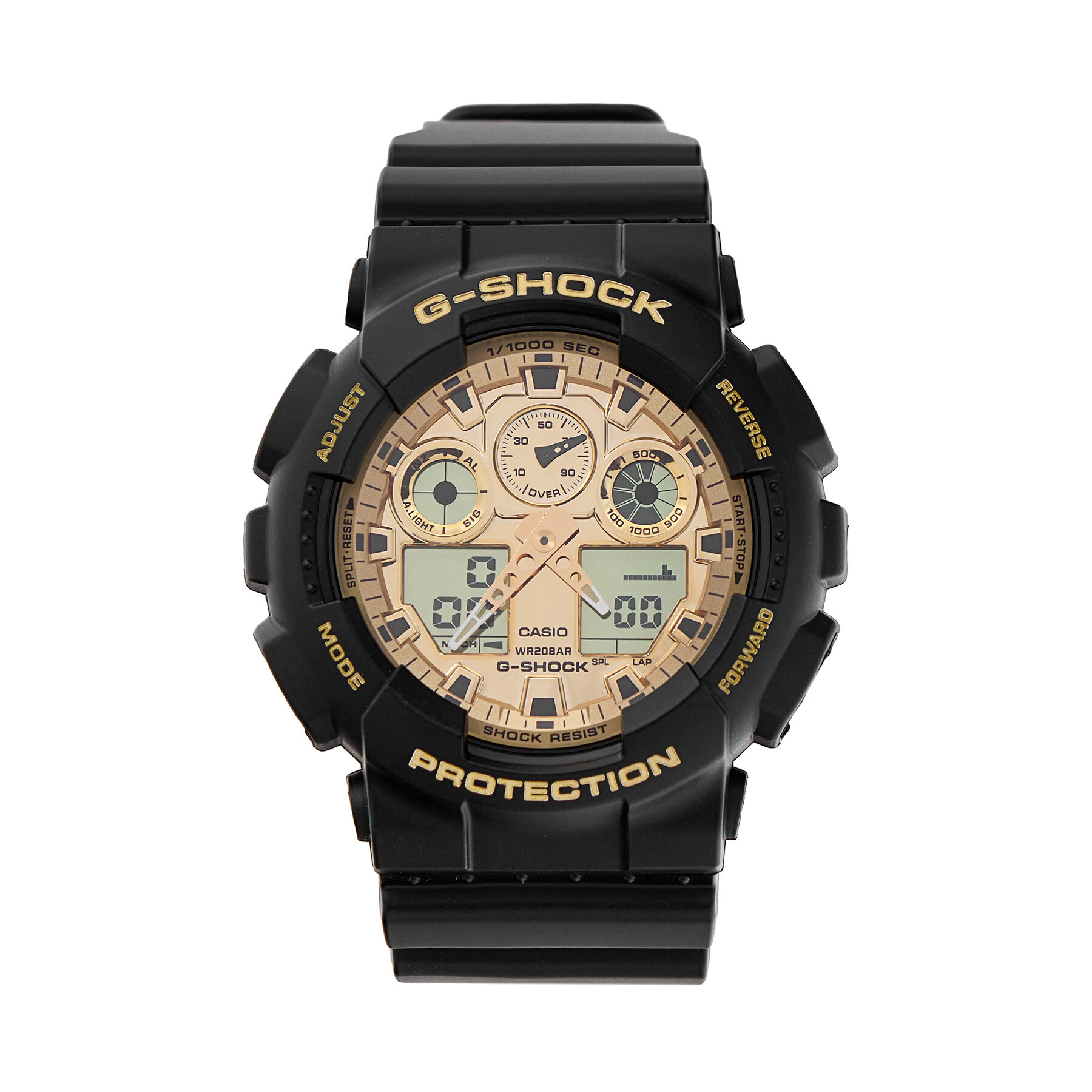 Ročna ura G-Shock GA-100GGB-1A9ER Črna