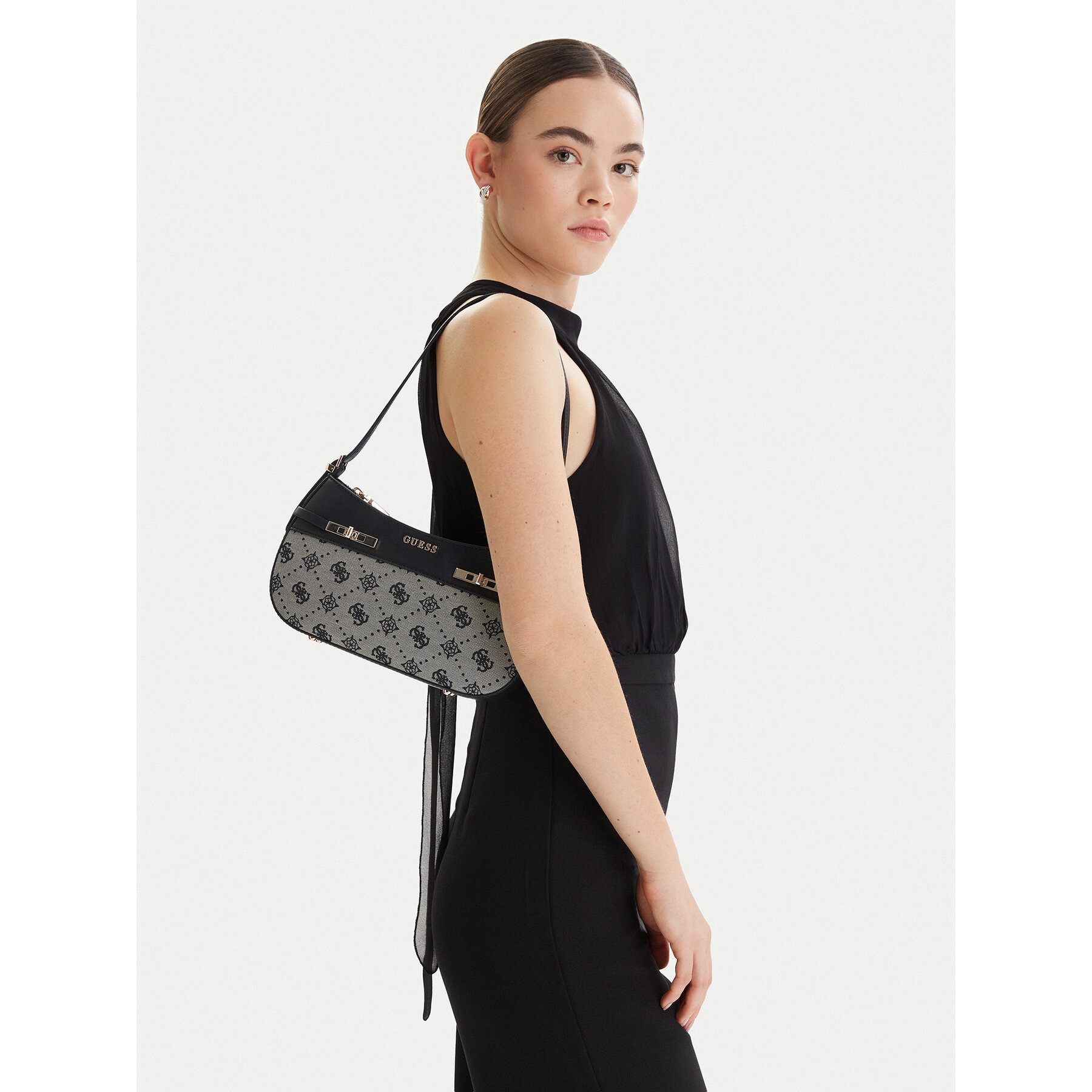 Kabelka Guess Melinda HWJP99 02170 Čierna