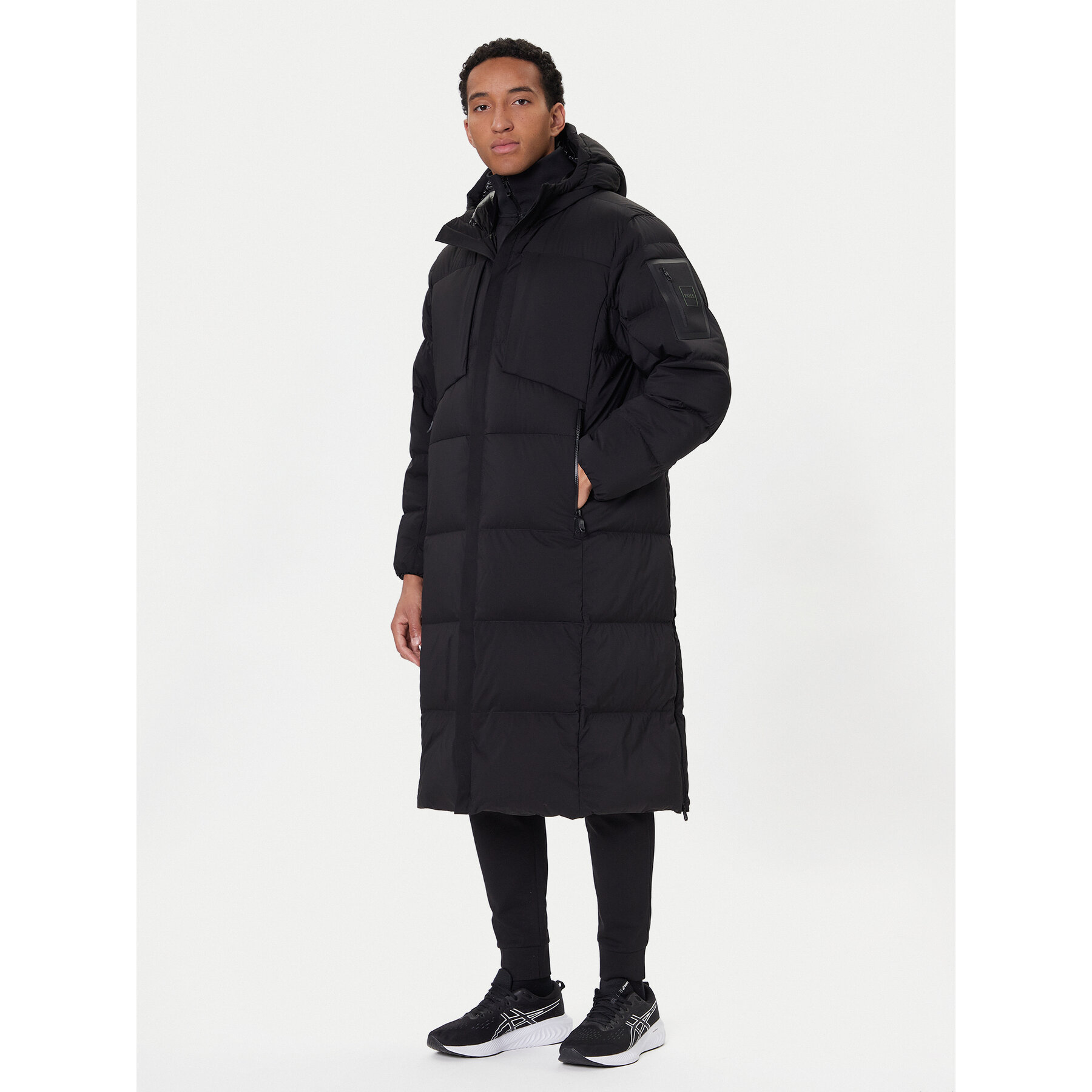 BOSS Daunenjacke Riplite 50543972 Schwarz Regular Fit