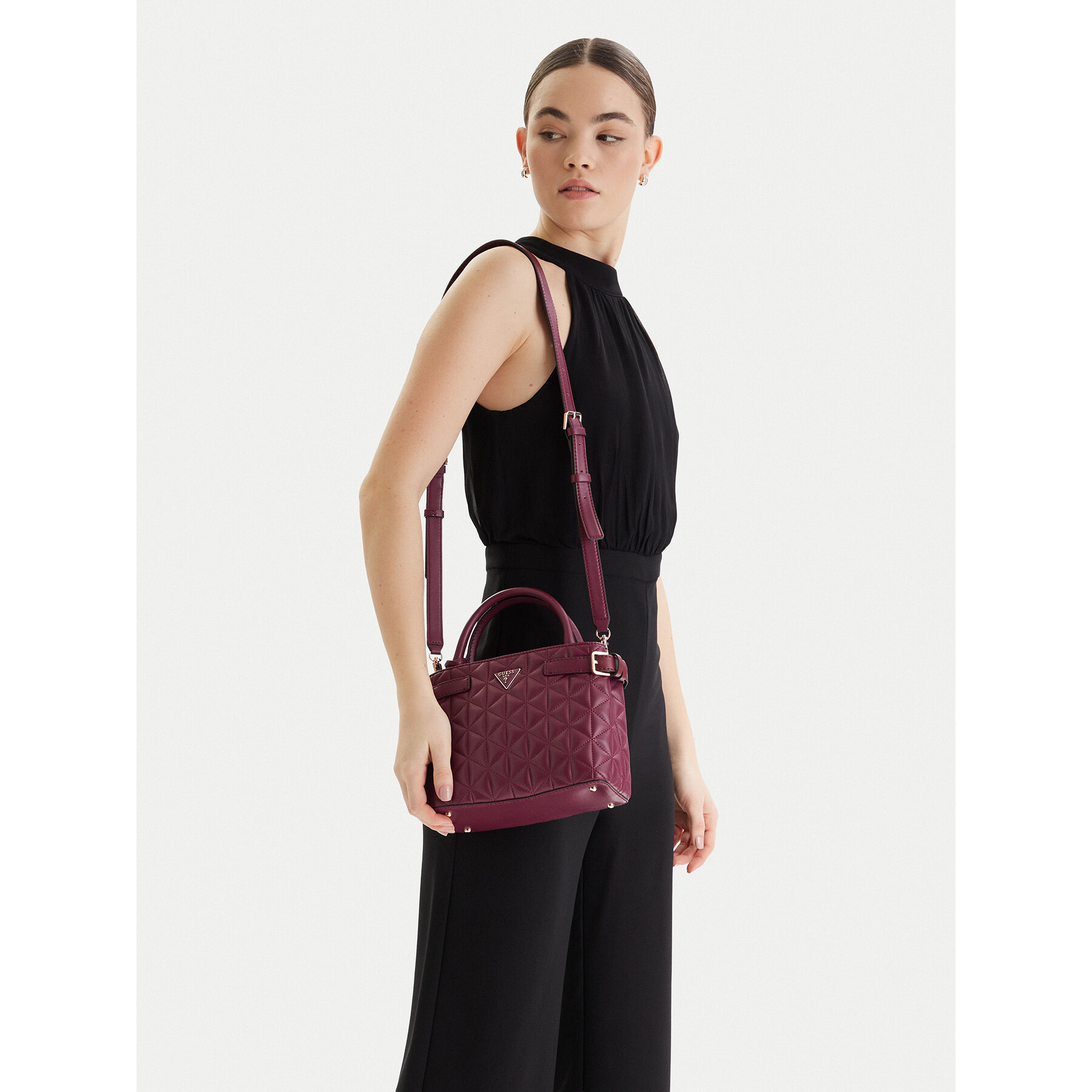 Geantă Guess Paisleigh HWQG98 83050 Vișiniu