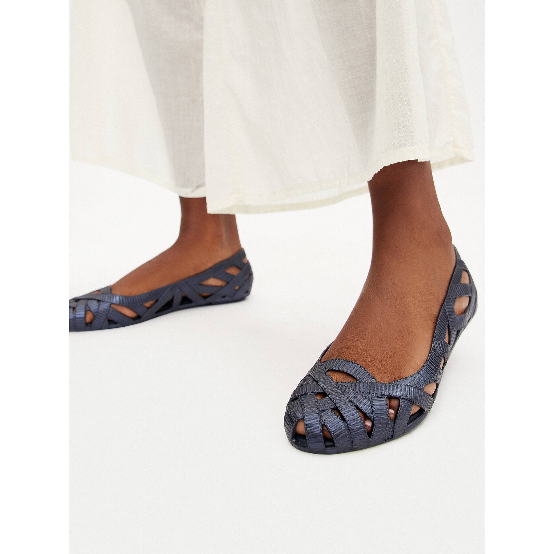 Ballerine Melissa Jean+Jason Wu Vii Ad 32288 Blu Scuro