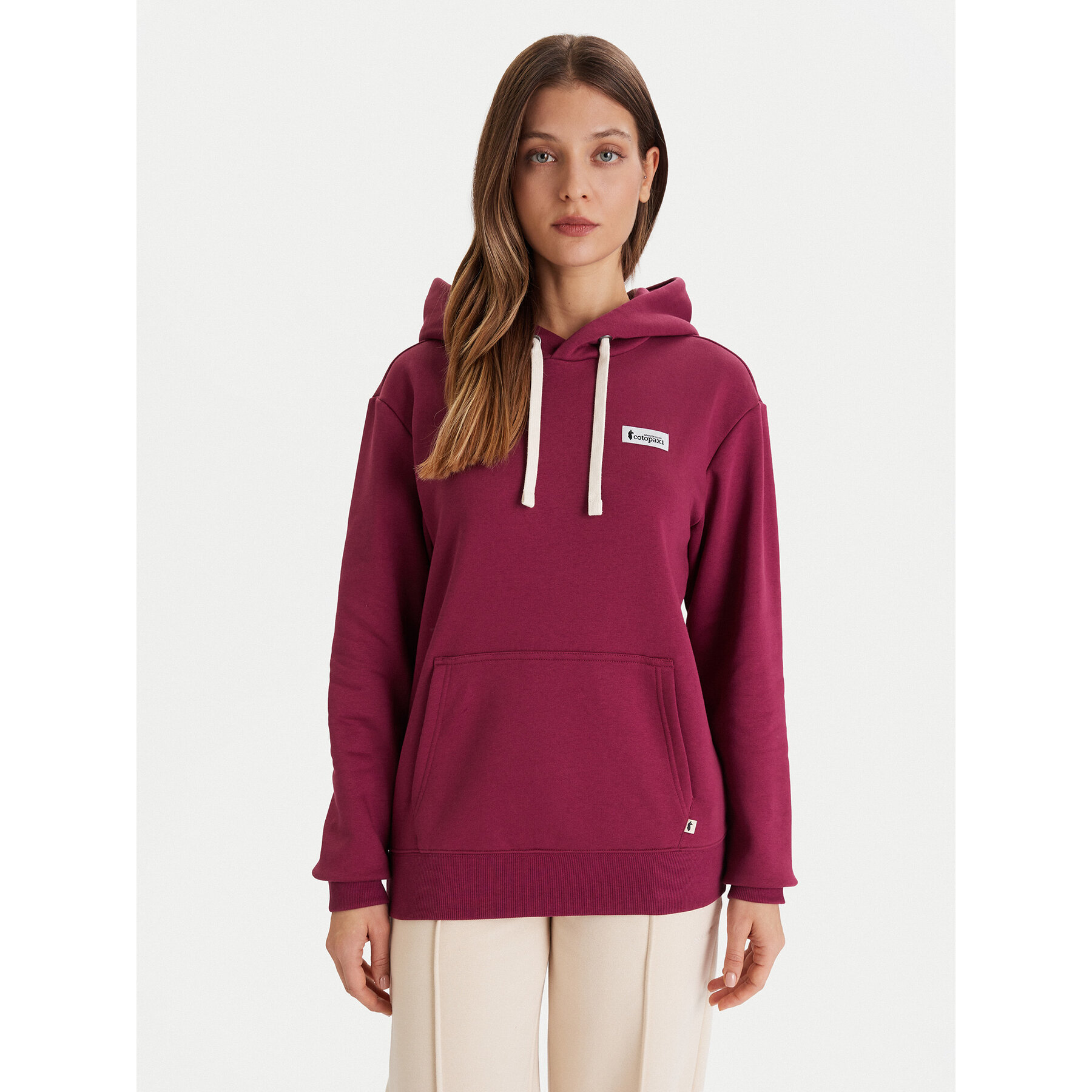 Cotopaxi Sweatshirt Llama Patch Pullover Hoodie F24474W1160 Violett Regular Fit
