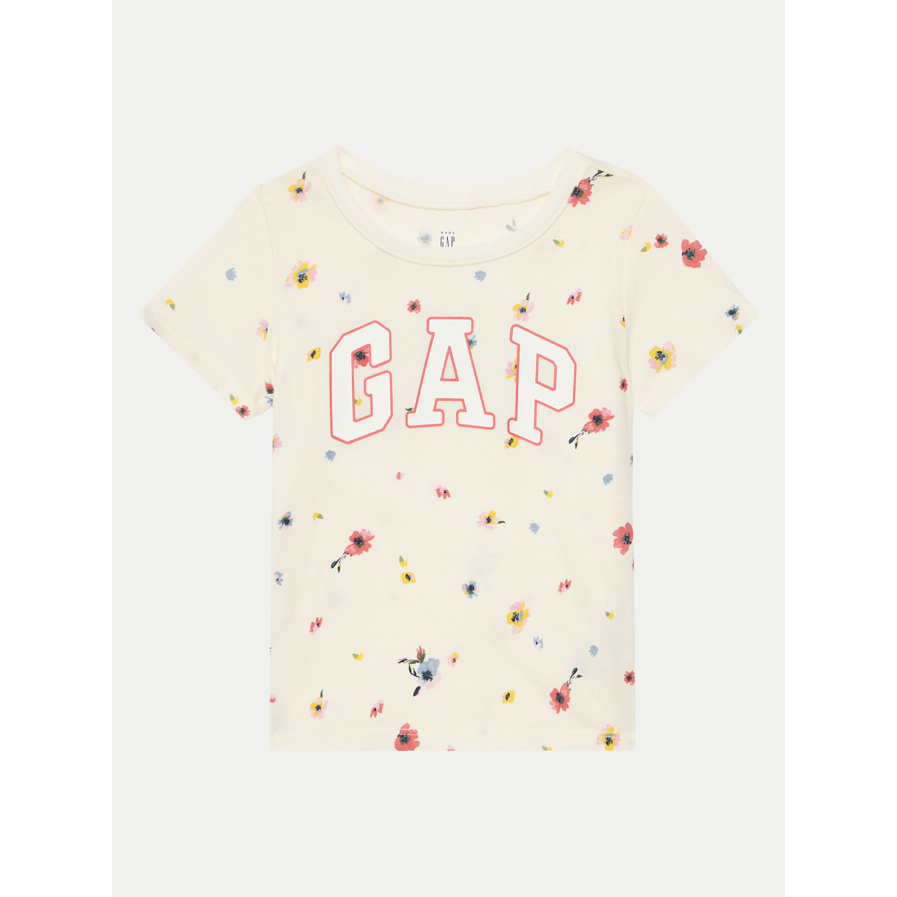 Gap T-shirt 744725-00 Beige Regular Fit